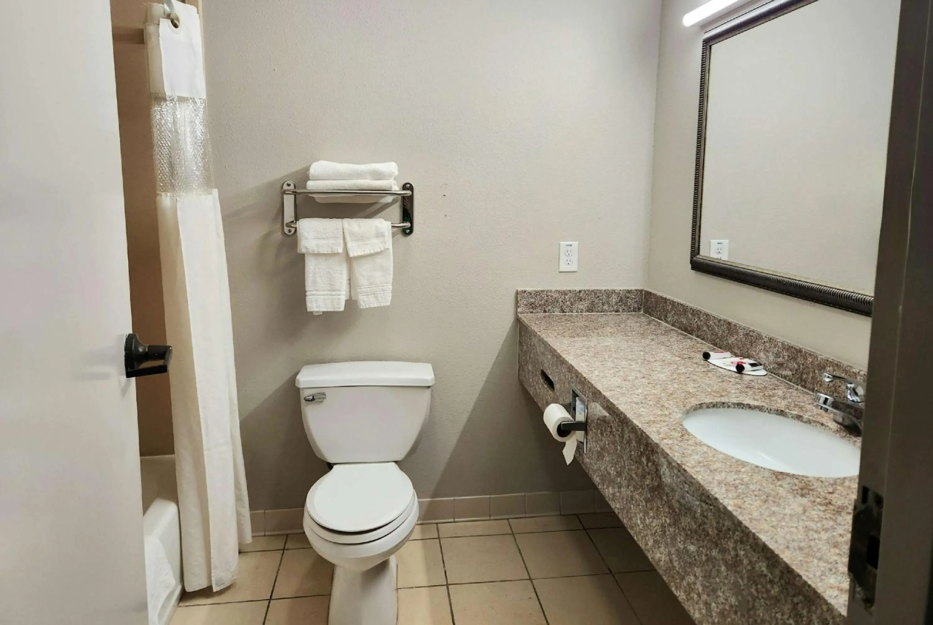 Bathroom in Days Inn by Wyndham LaPlace- New Orleans