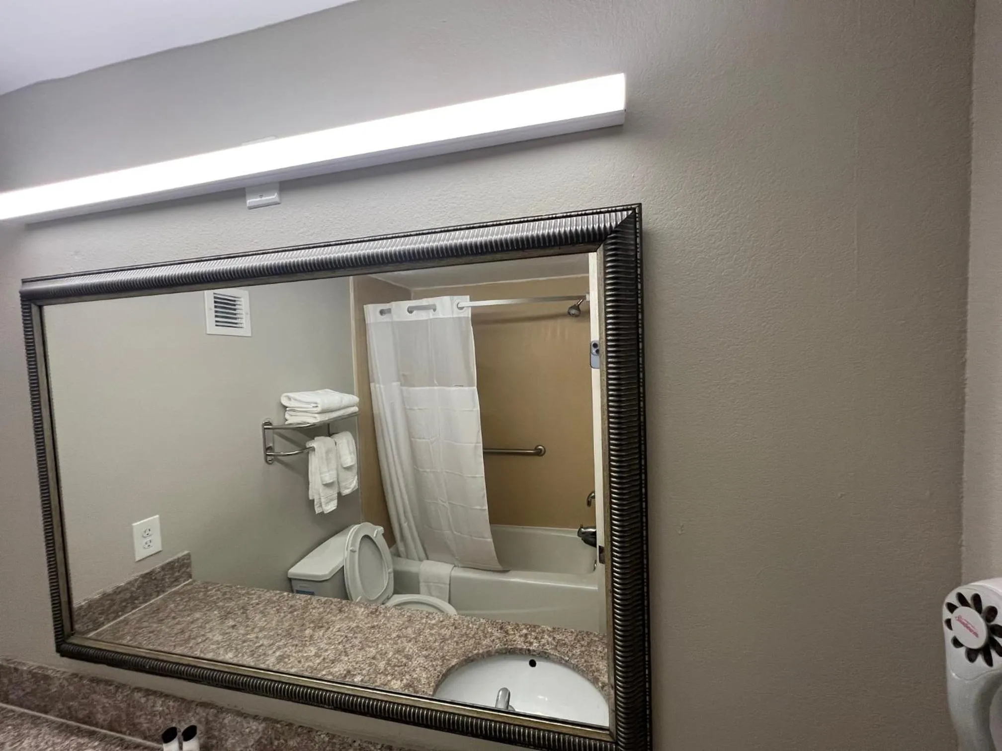 Bathroom in Days Inn by Wyndham LaPlace- New Orleans