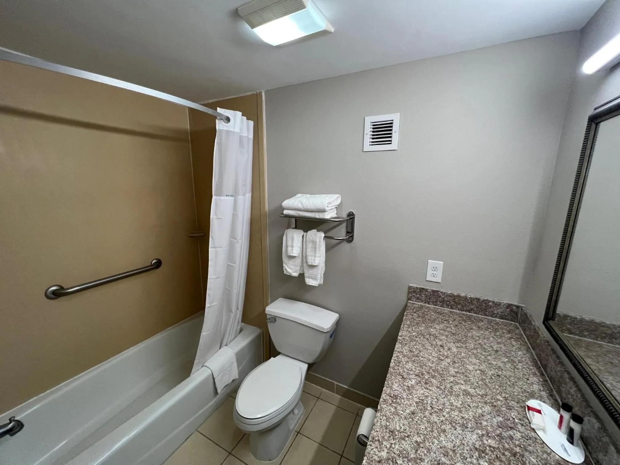 Bathroom in Days Inn by Wyndham LaPlace- New Orleans