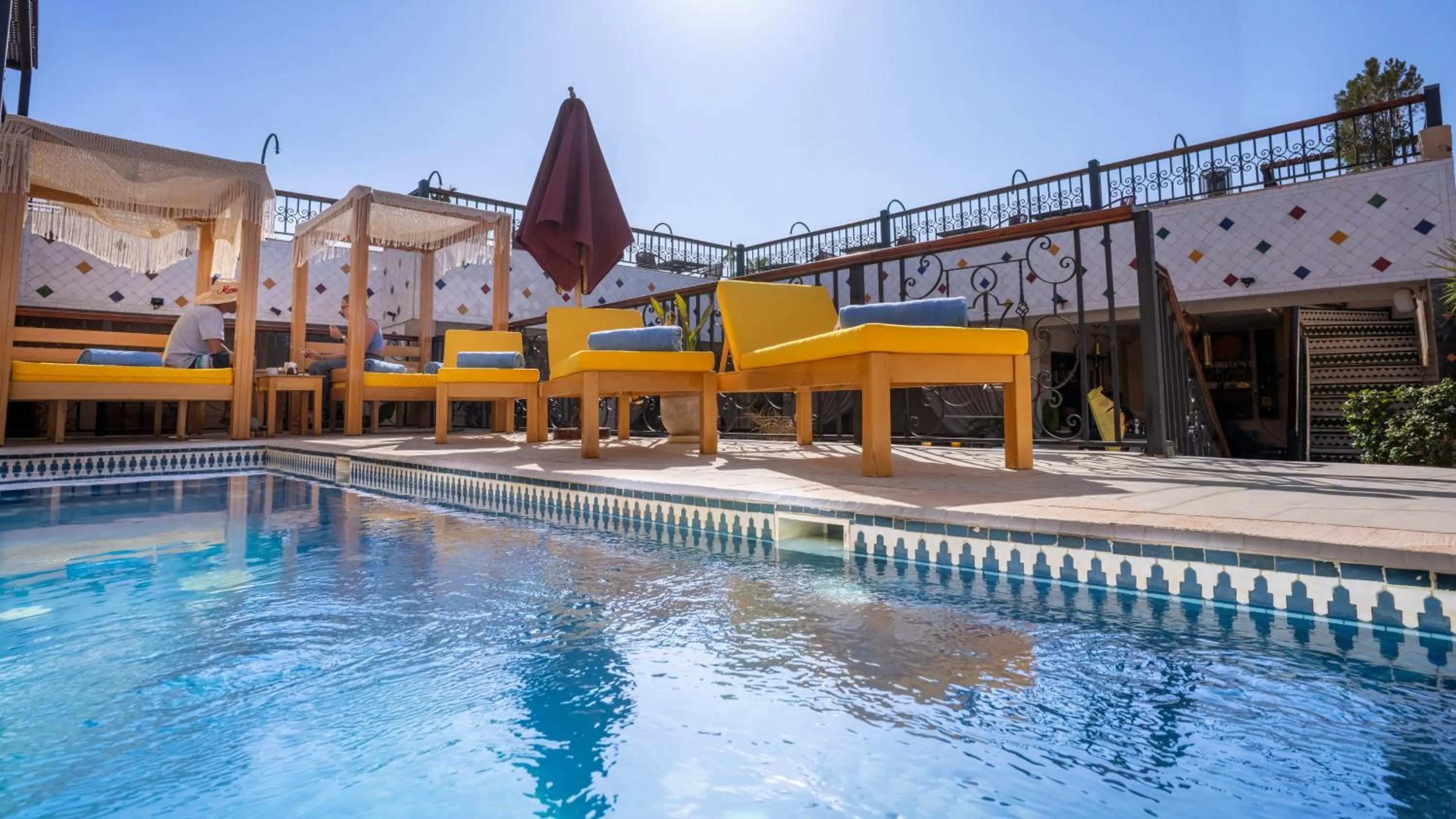 Solarium in Riad Hamdane Rooftop & SPA