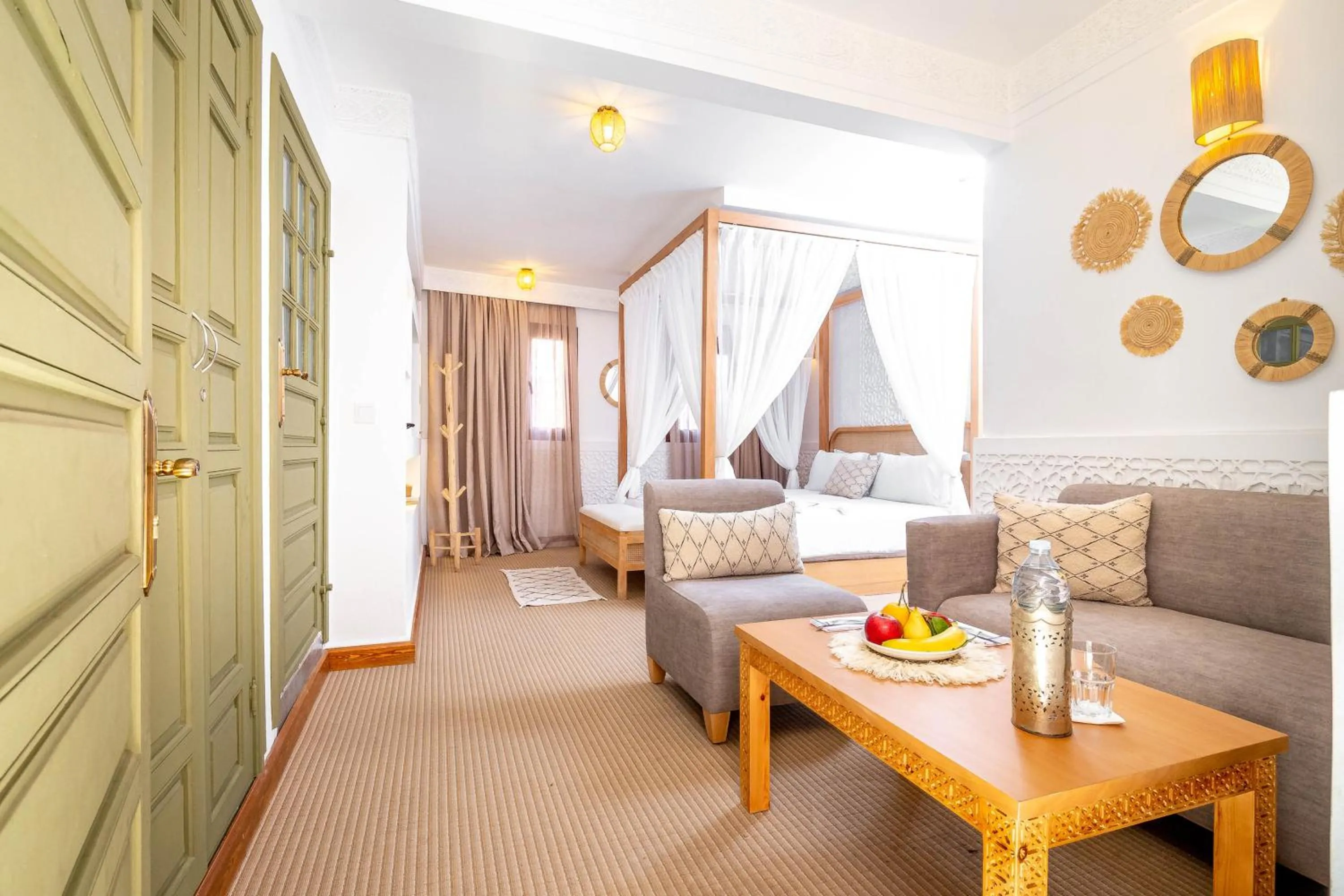 Bed in Riad Hamdane Rooftop & SPA