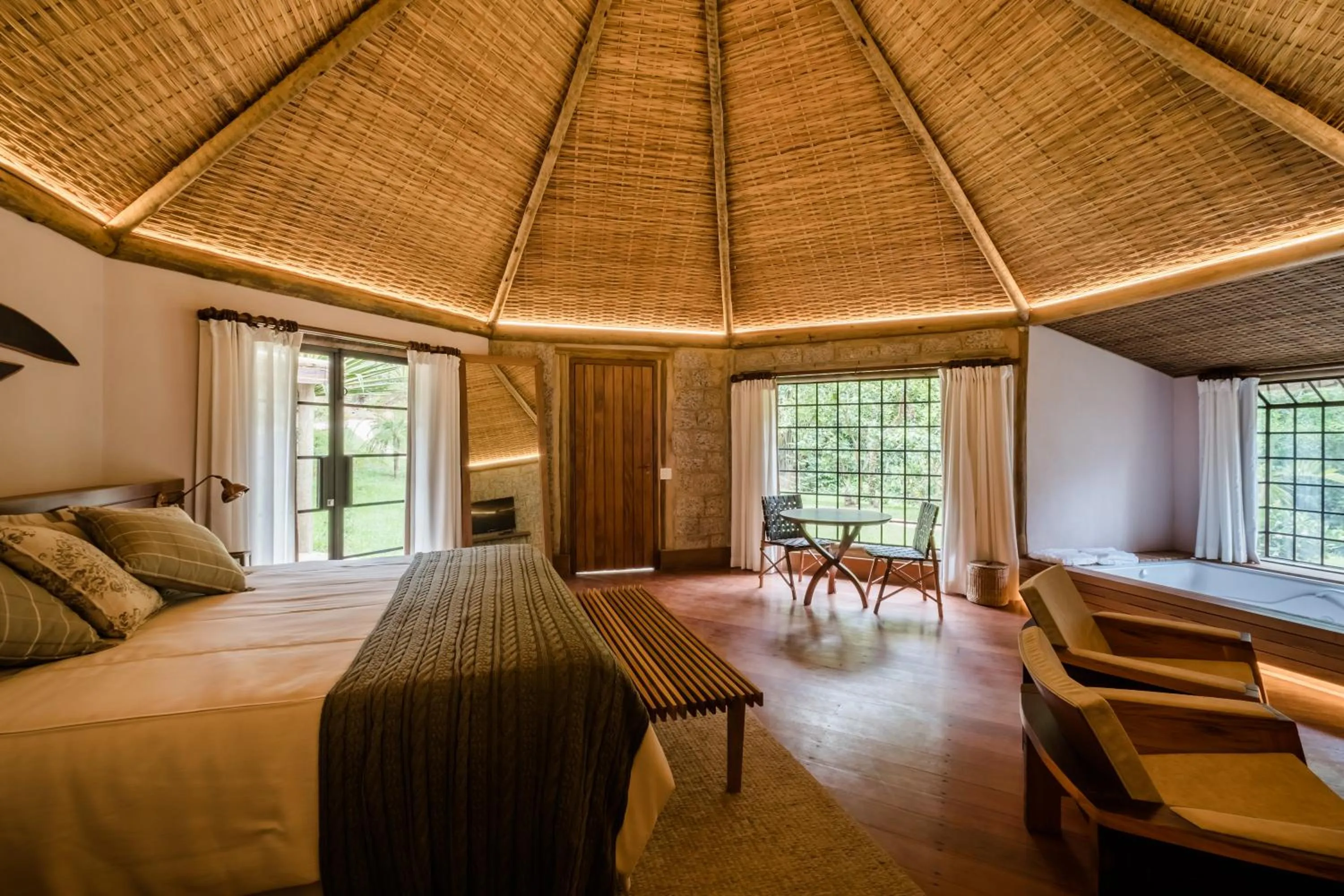 Bed in Pousada Tankamana