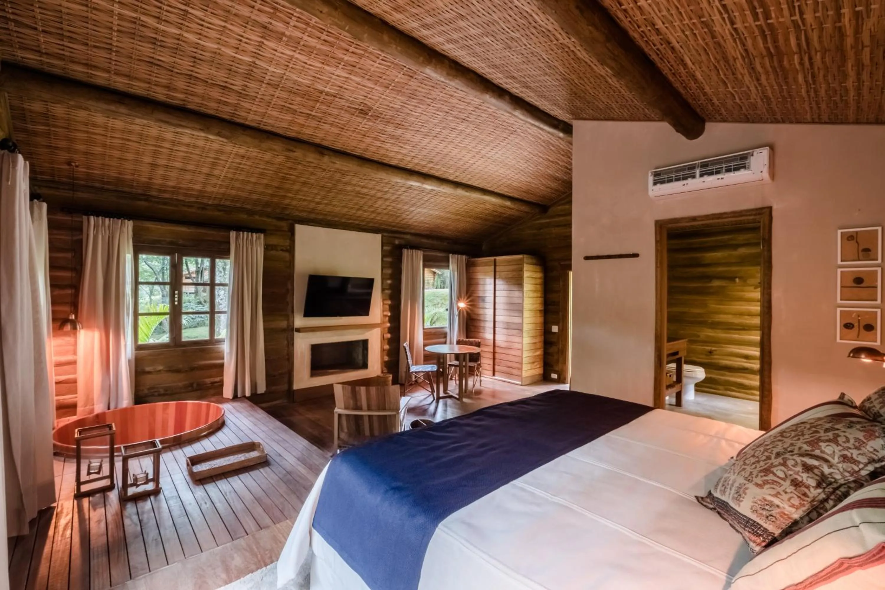 Bed in Pousada Tankamana