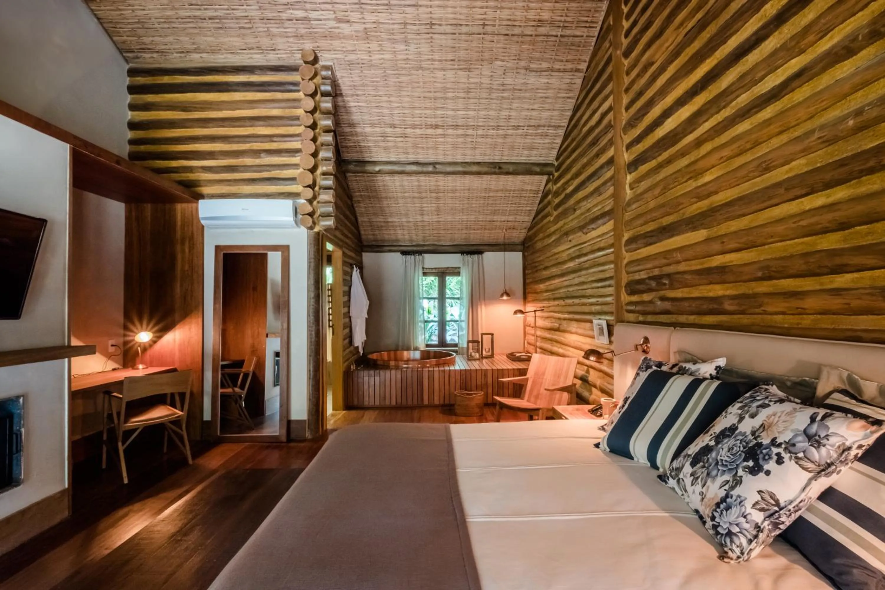 Bed in Pousada Tankamana