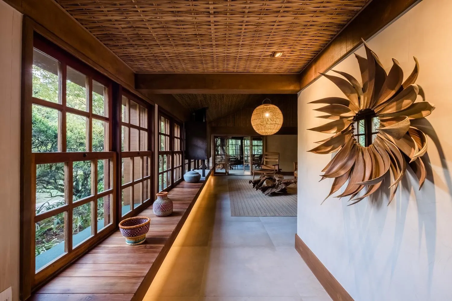 Living room in Pousada Tankamana