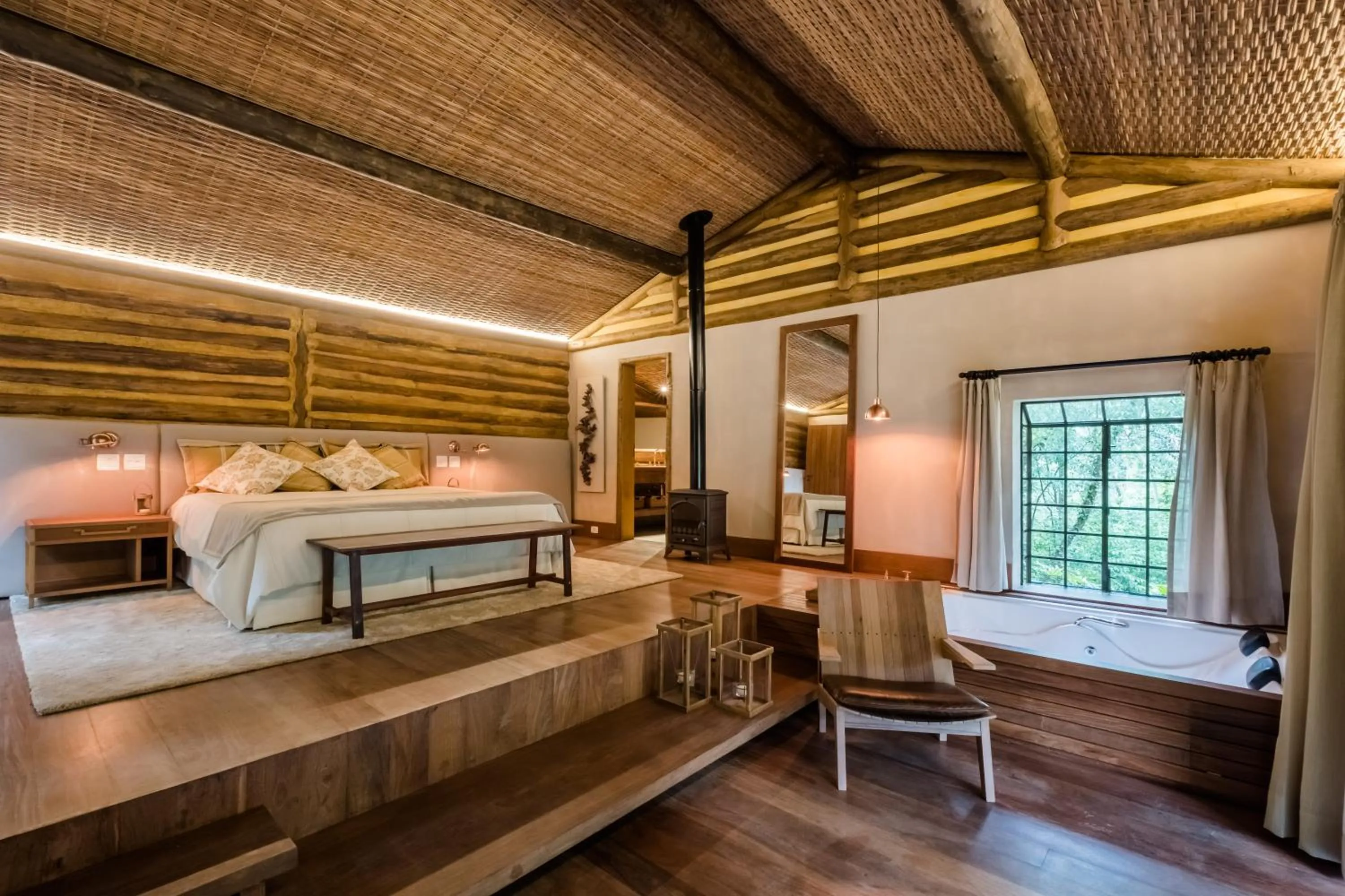 Bed in Pousada Tankamana