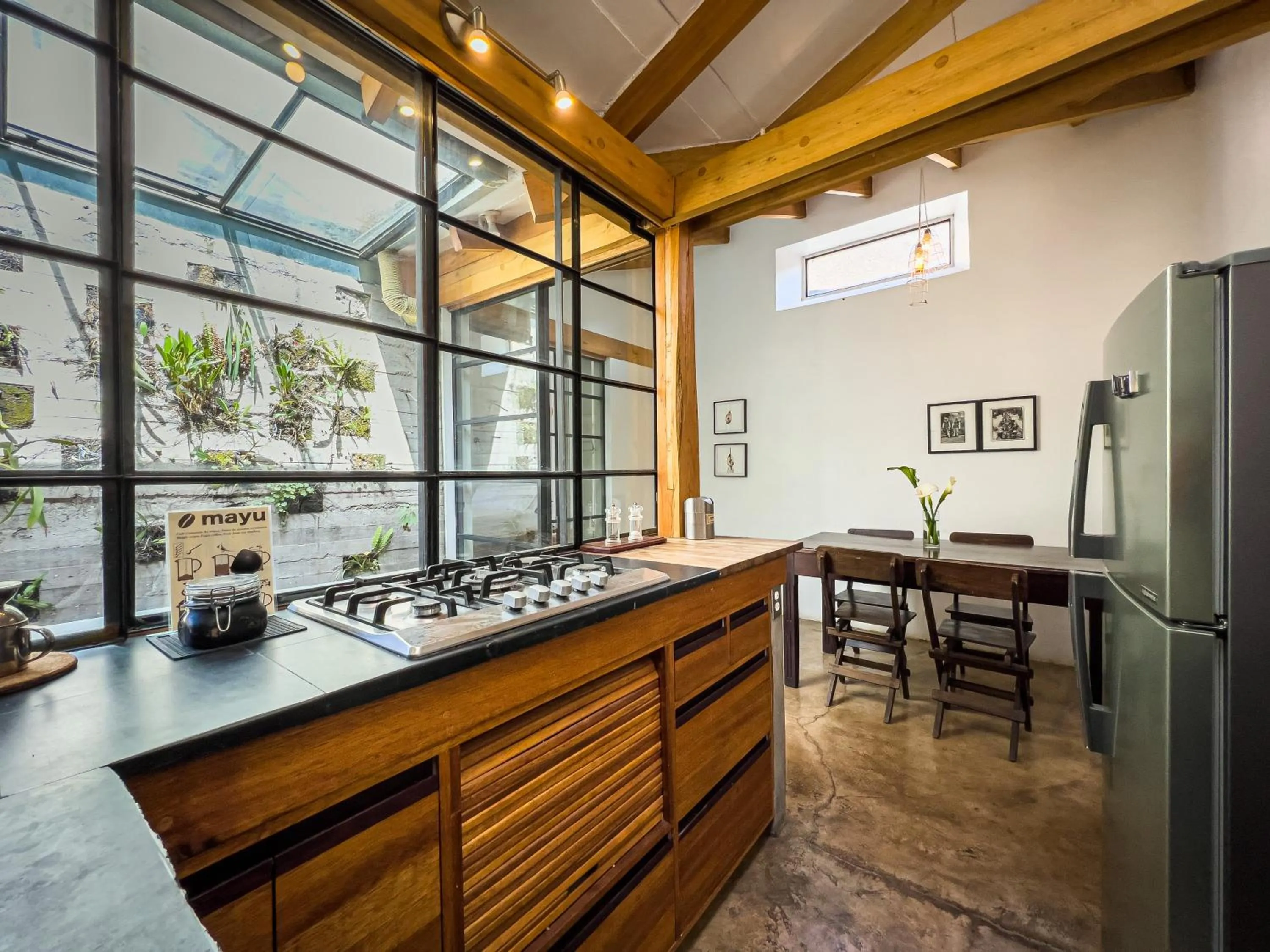 Dining area in El Albergue Ollantaytambo