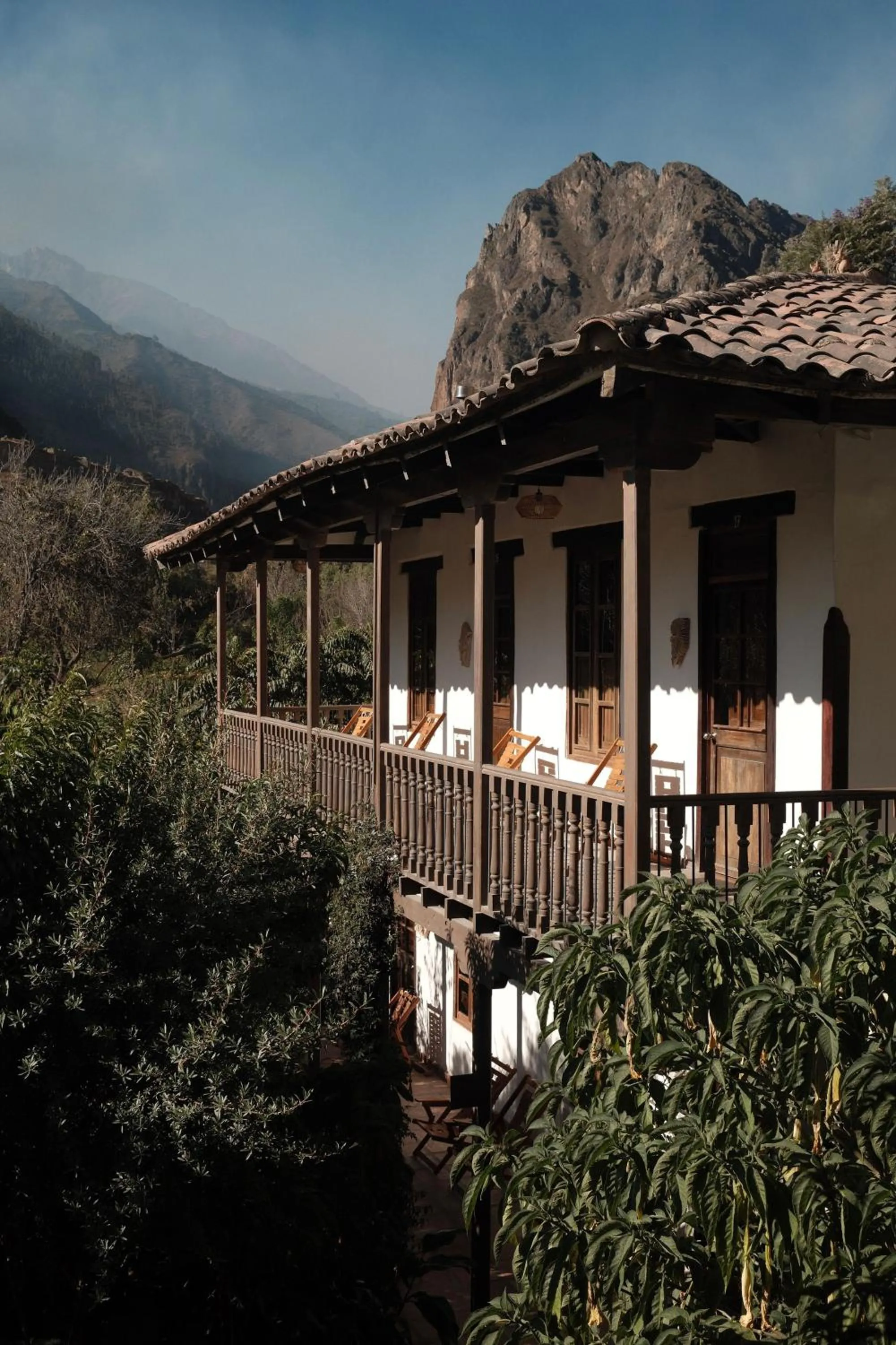 Garden view in El Albergue Ollantaytambo