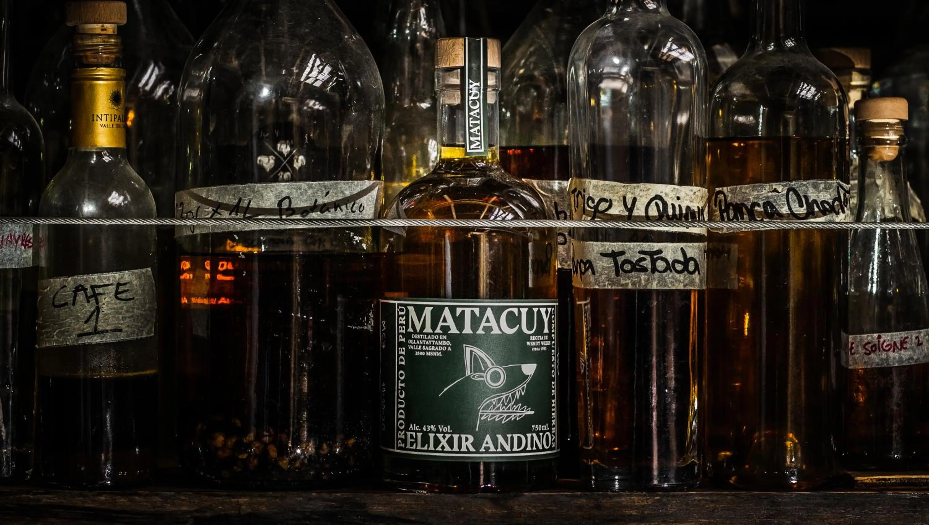 Drinks in El Albergue Ollantaytambo