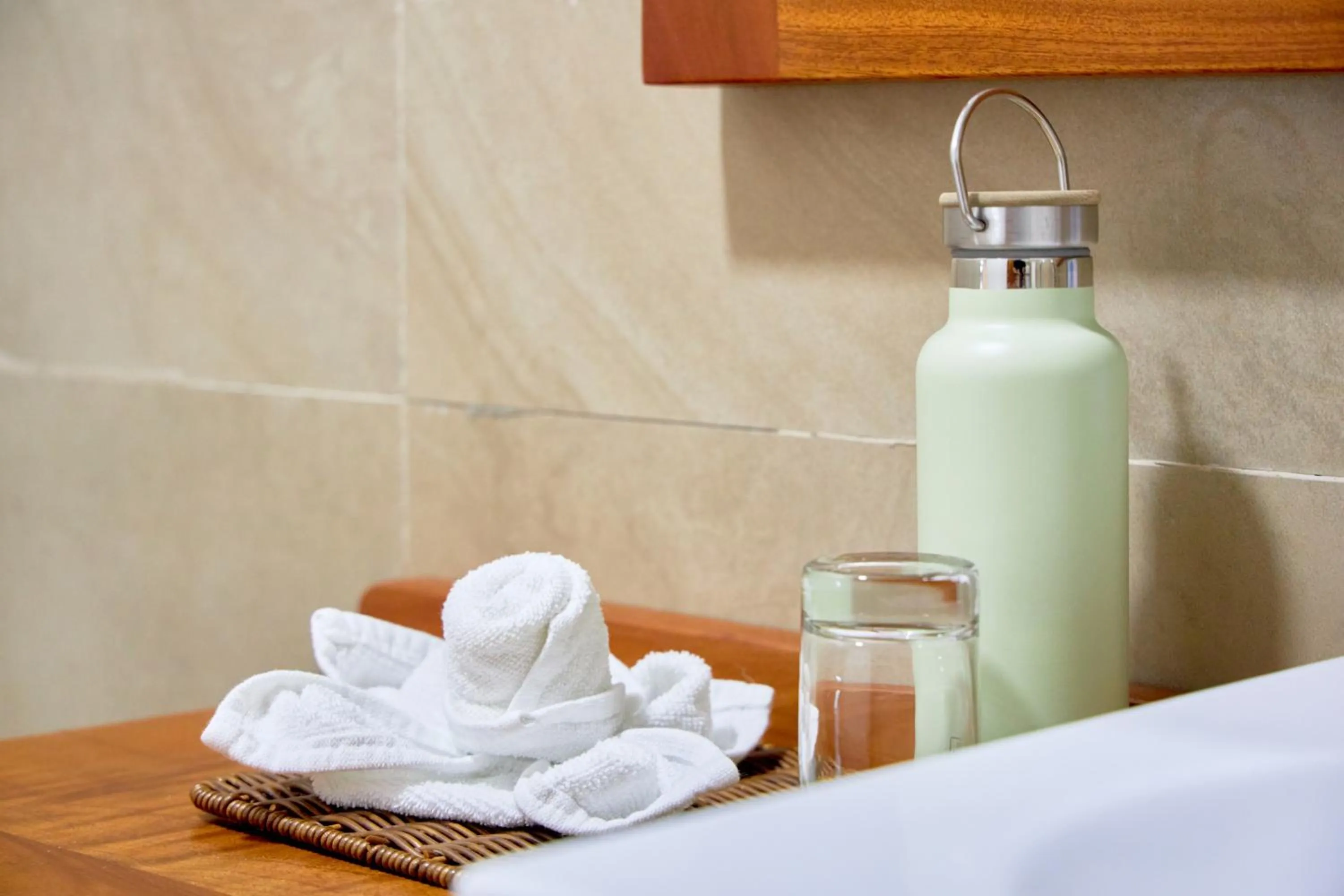 Bathroom in Blu Galapagos Sustainable Waterfront Lodge