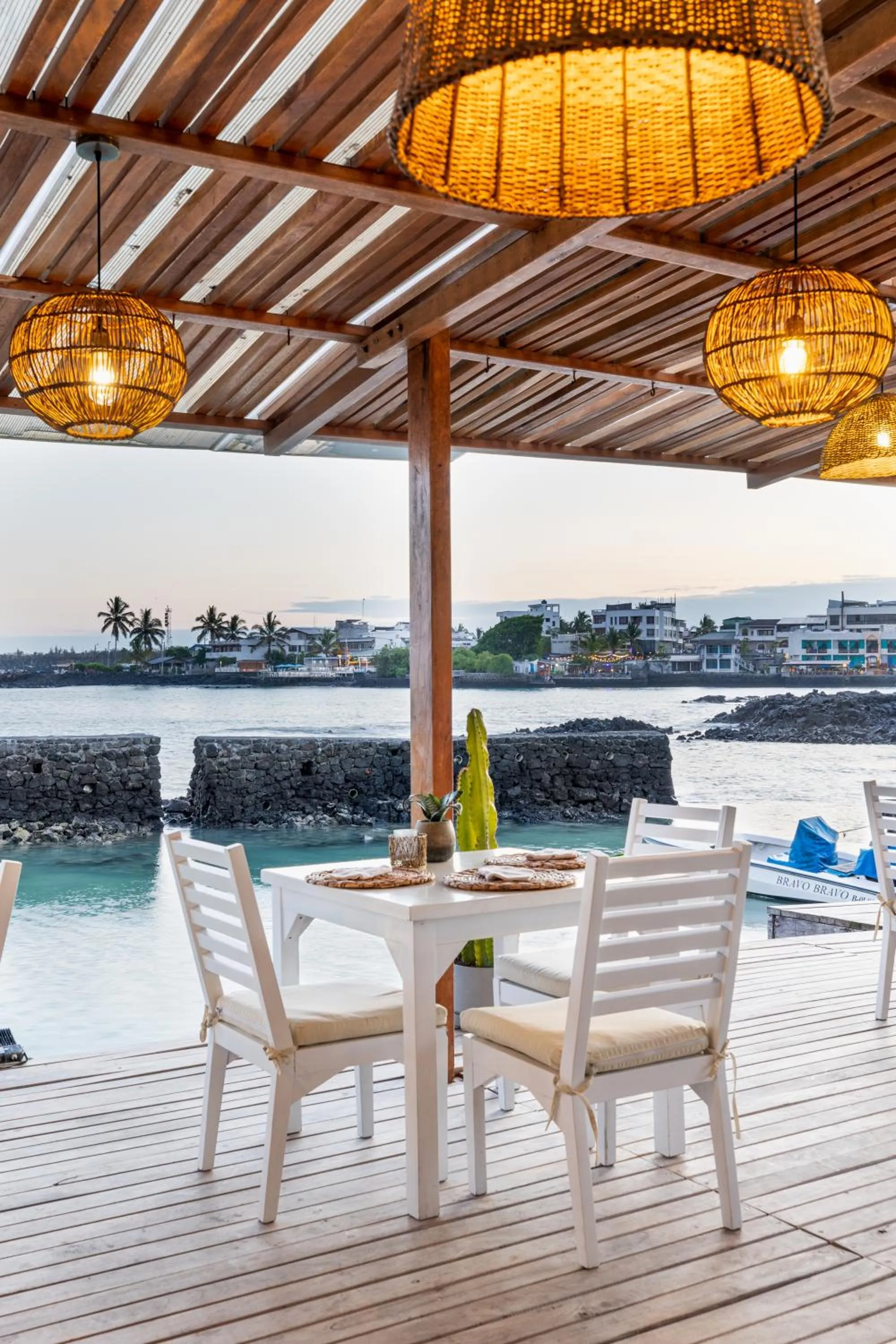 Restaurant/places to eat in Blu Galapagos Sustainable Waterfront Lodge