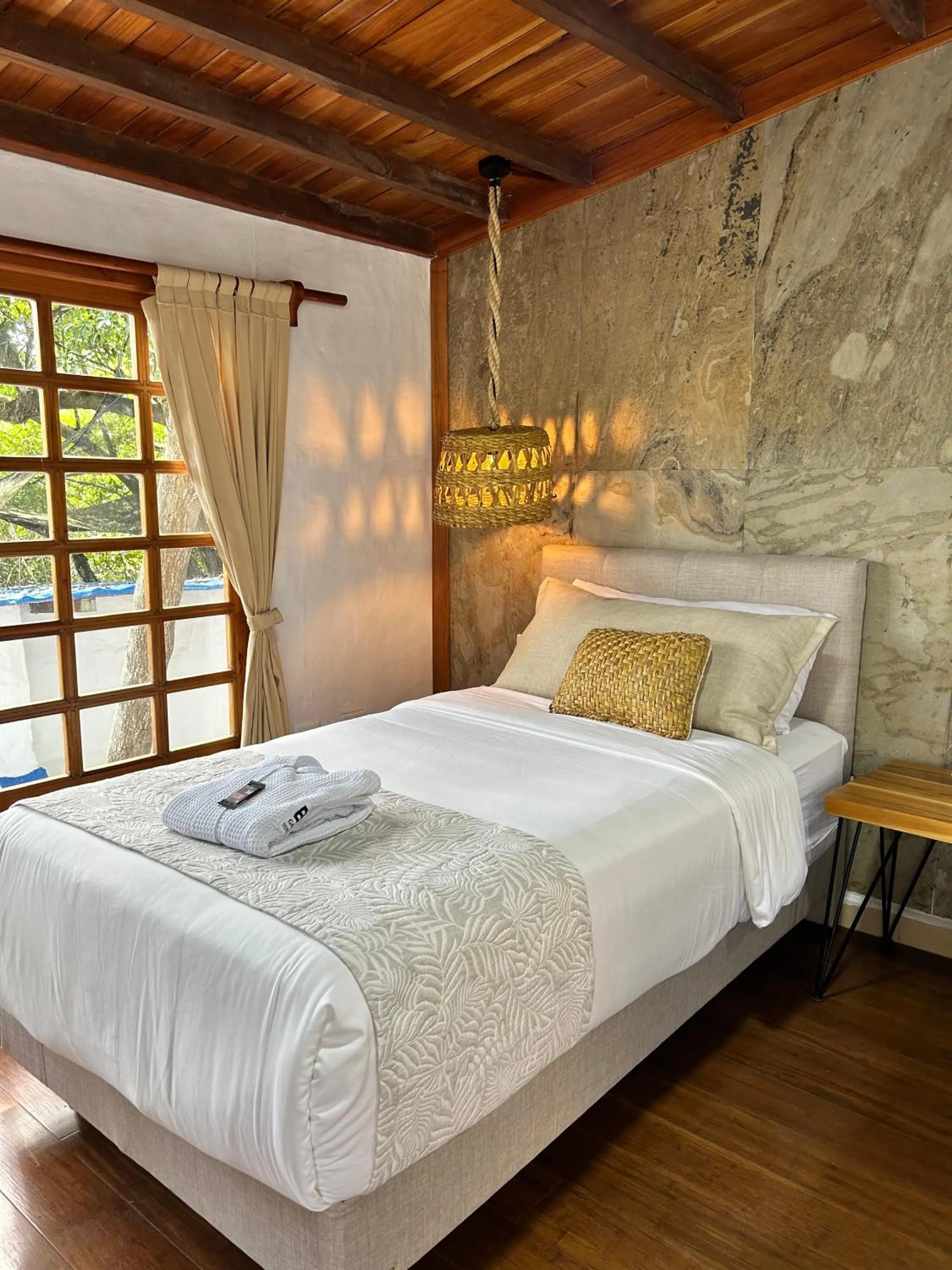 Bedroom, Bed in Blu Galapagos Sustainable Waterfront Lodge