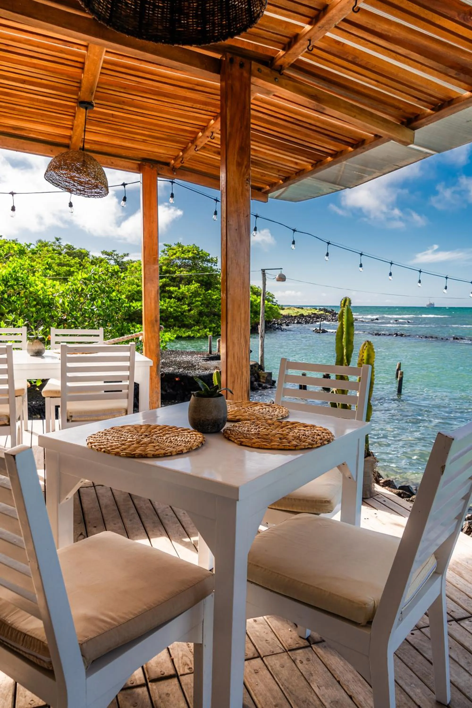Balcony/Terrace in Blu Galapagos Sustainable Waterfront Lodge