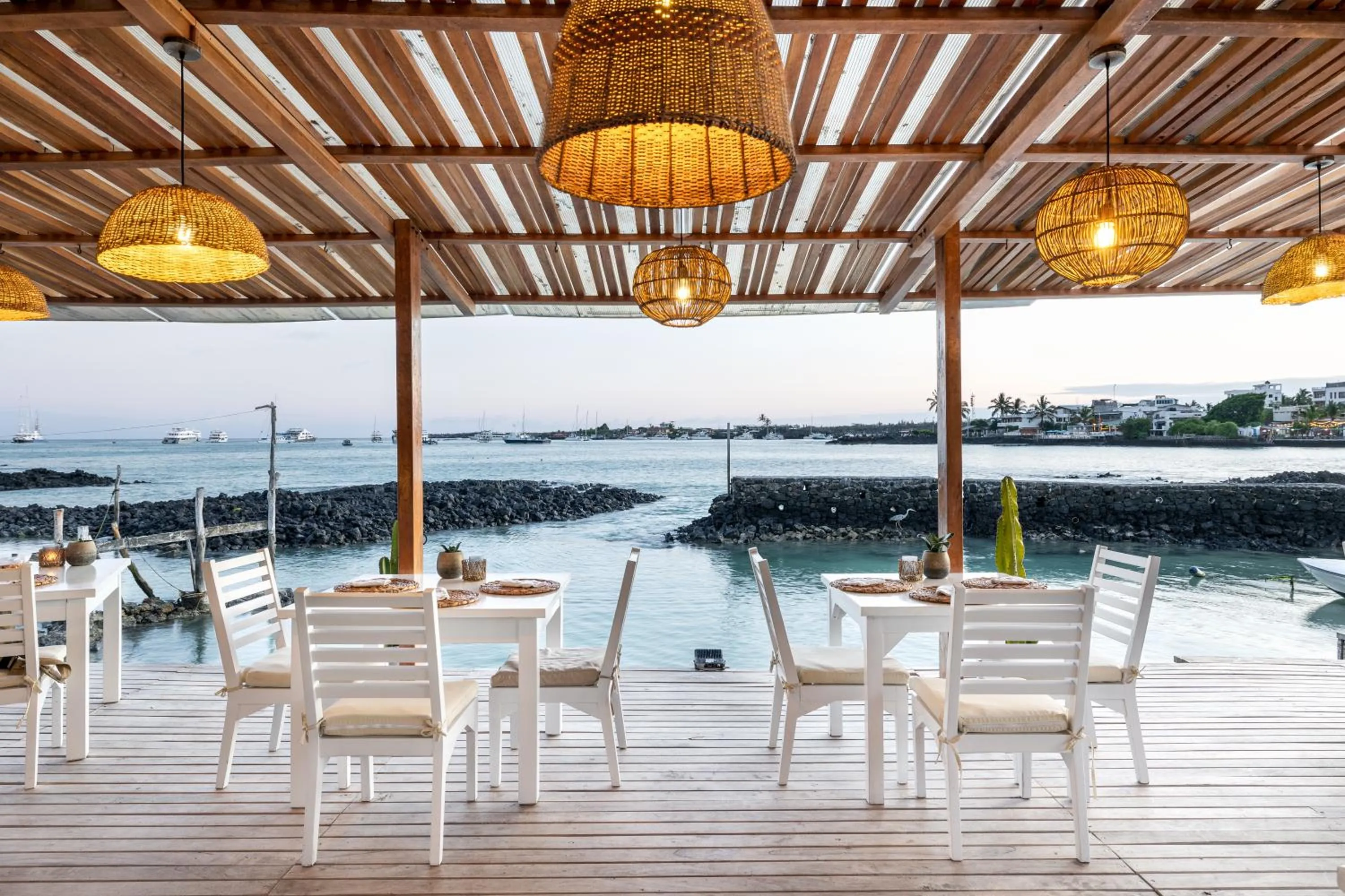 Restaurant/places to eat in Blu Galapagos Sustainable Waterfront Lodge