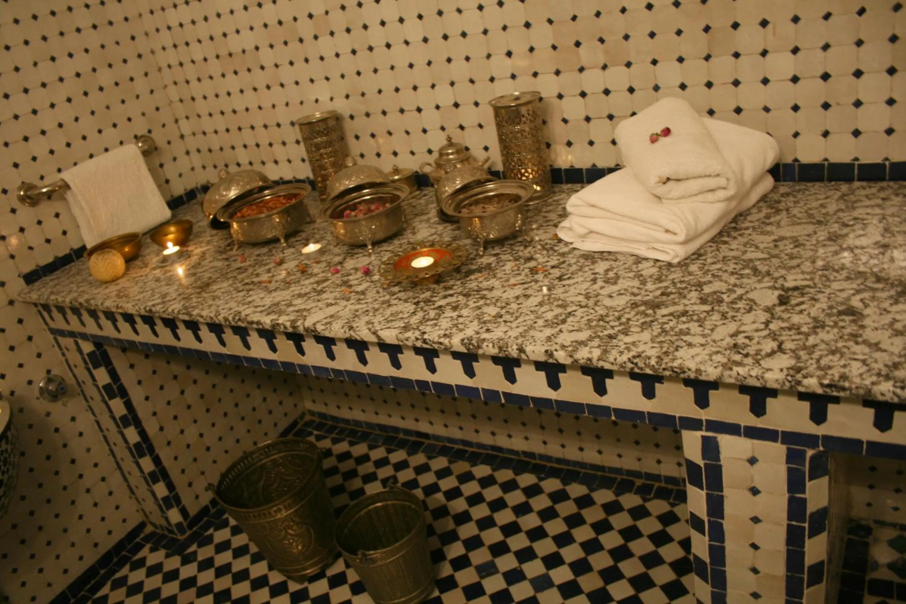 Hot Spring Bath in Riad Lalla Fatima