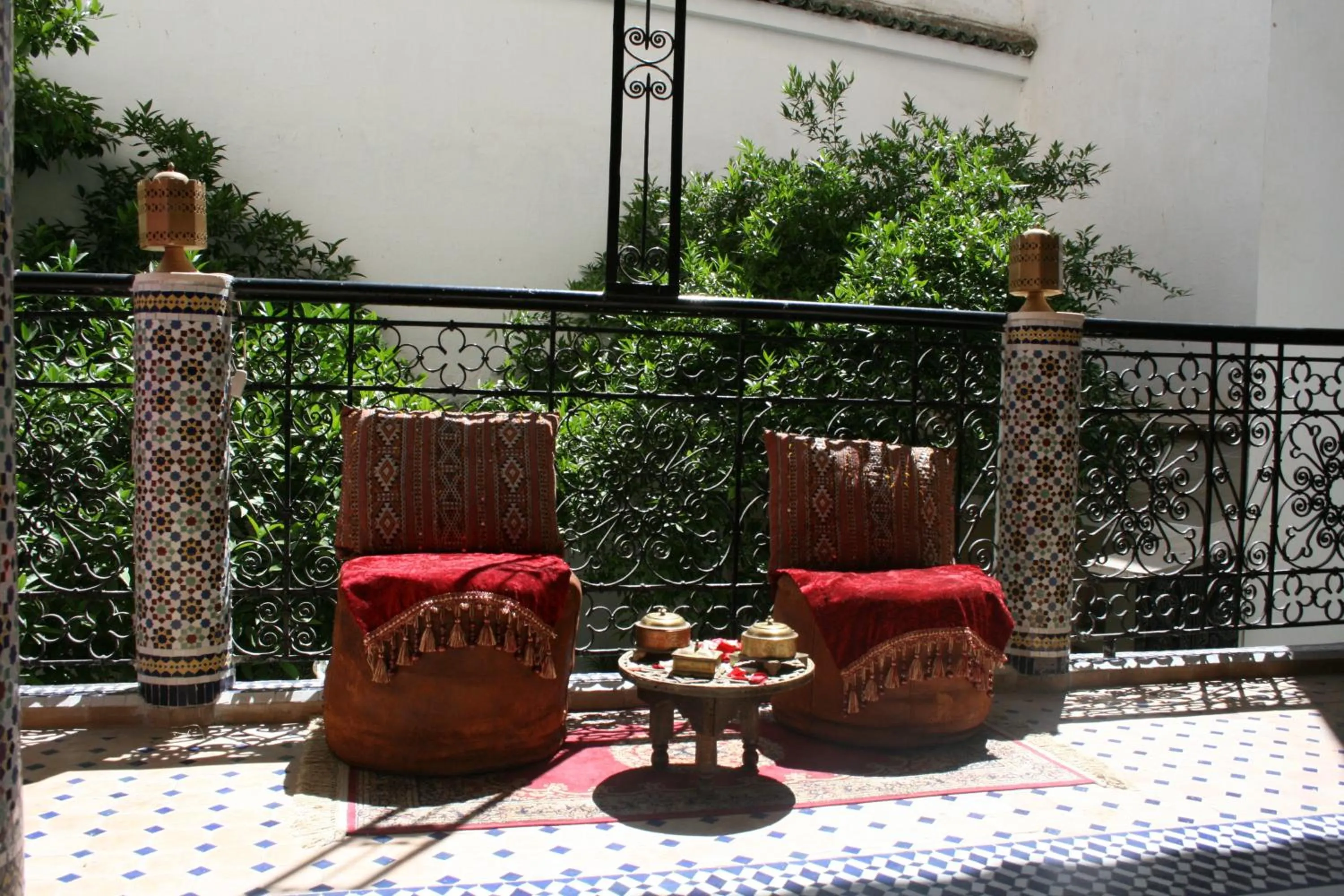 Balcony/Terrace in Riad Lalla Fatima
