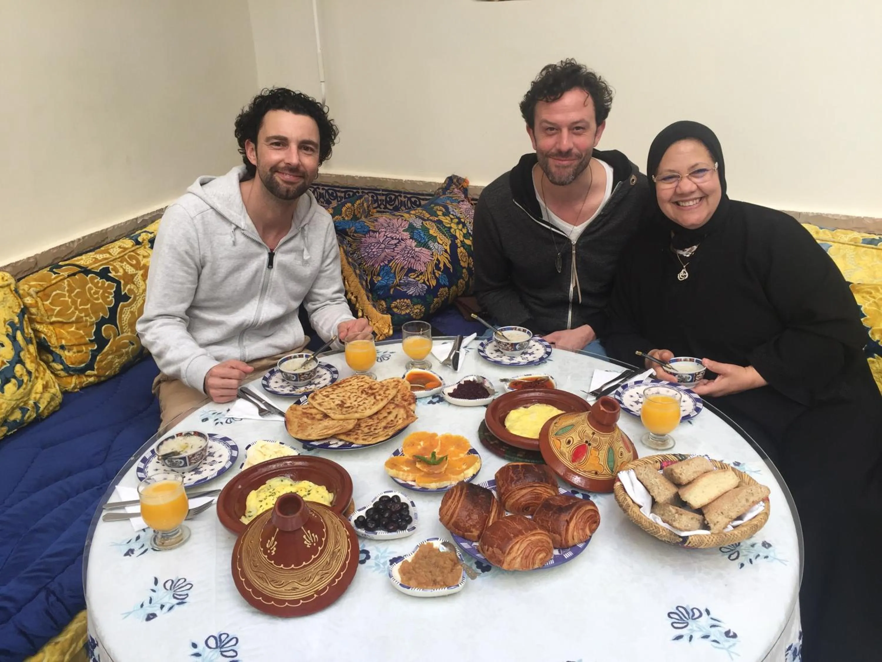 Continental breakfast in Riad Lalla Fatima