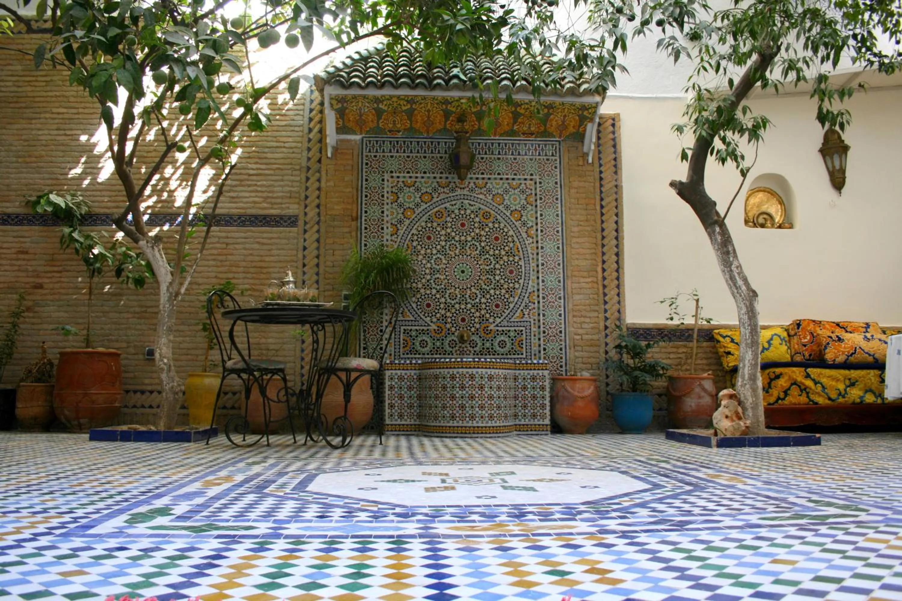 Garden in Riad Lalla Fatima