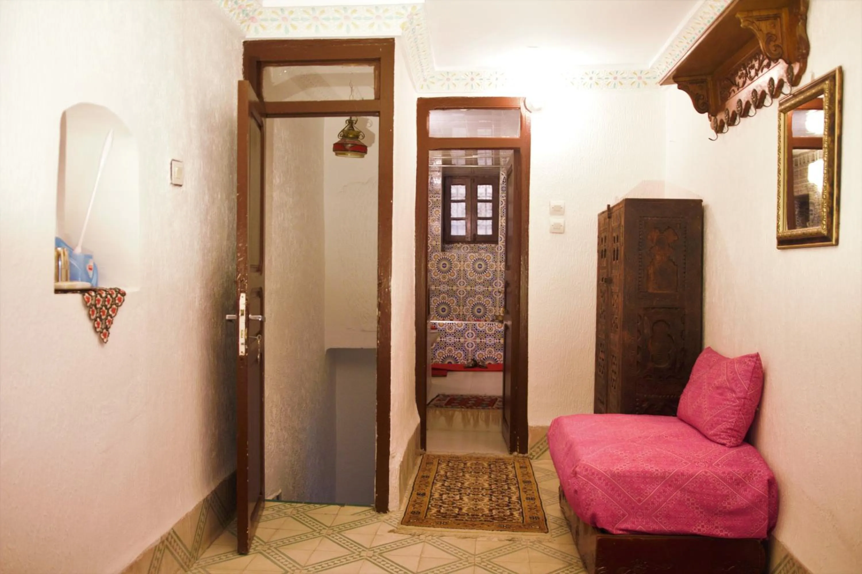 Bed in Riad Lalla Fatima
