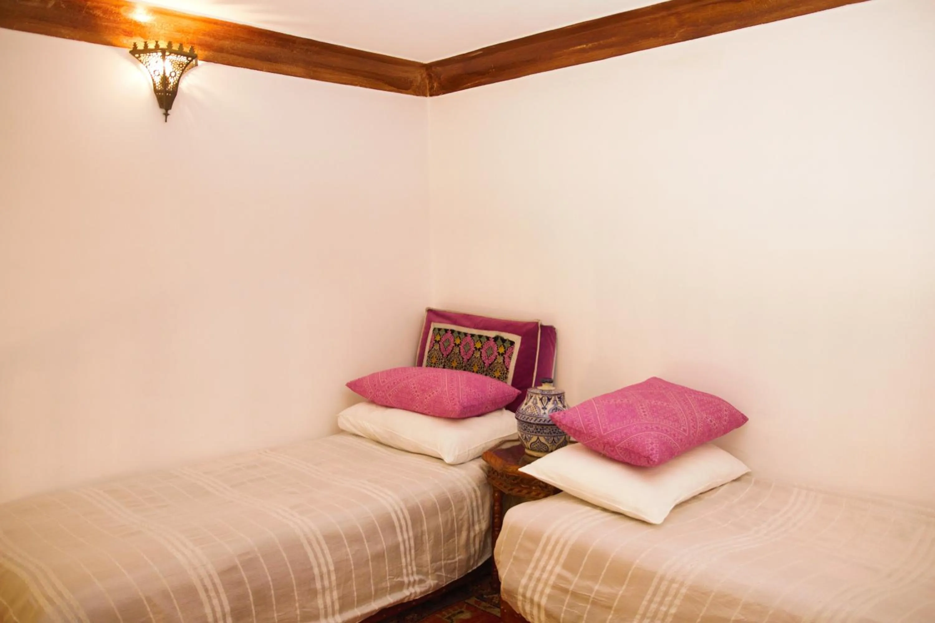 Bed in Riad Lalla Fatima