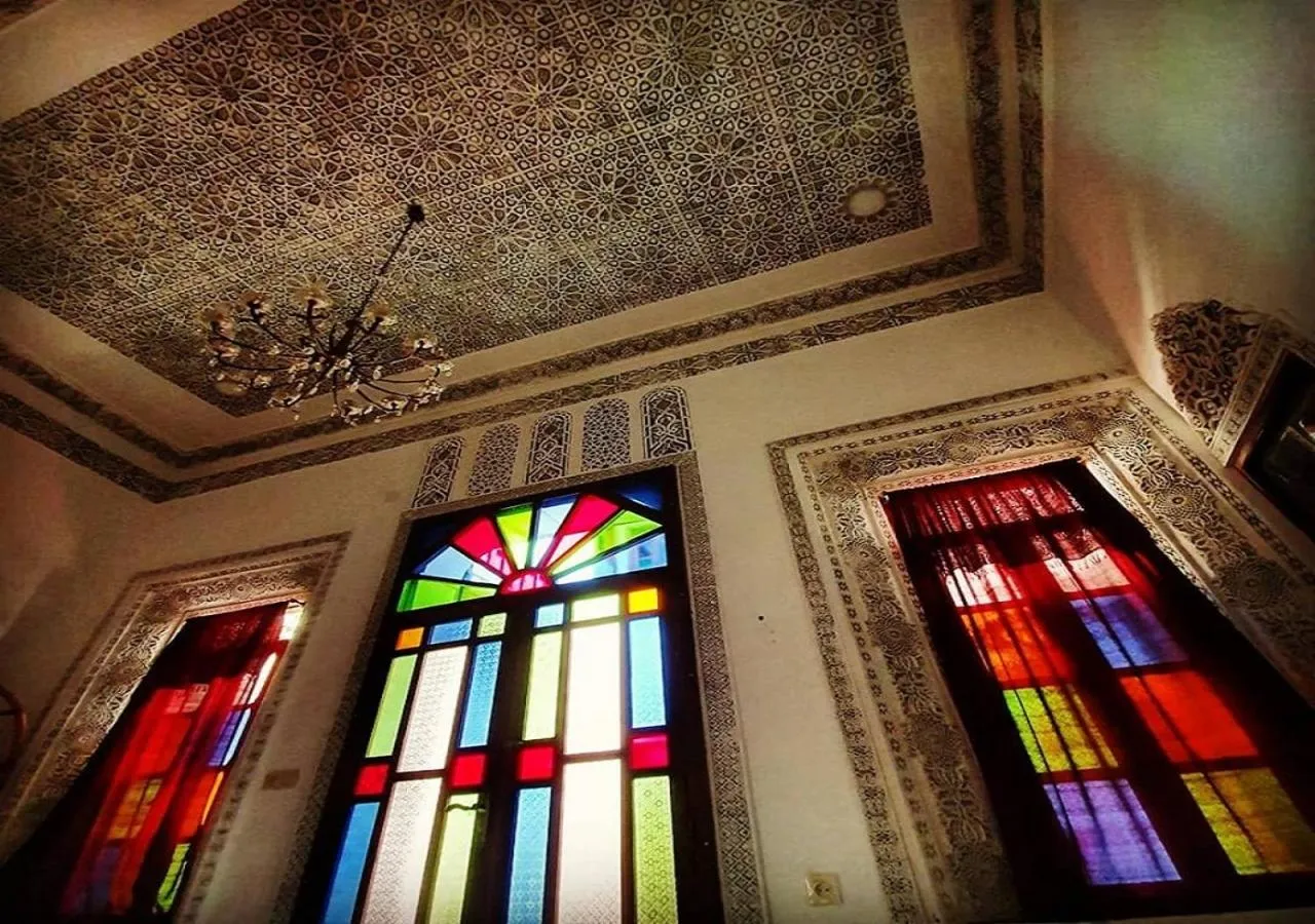 Decorative detail in Riad Lalla Fatima