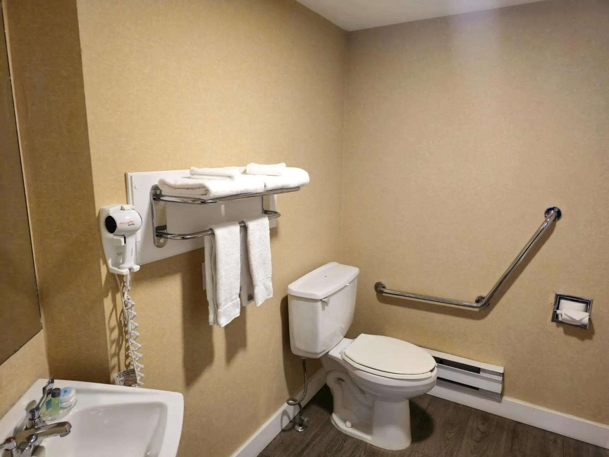 Toilet in Rodeway Inn & Suites