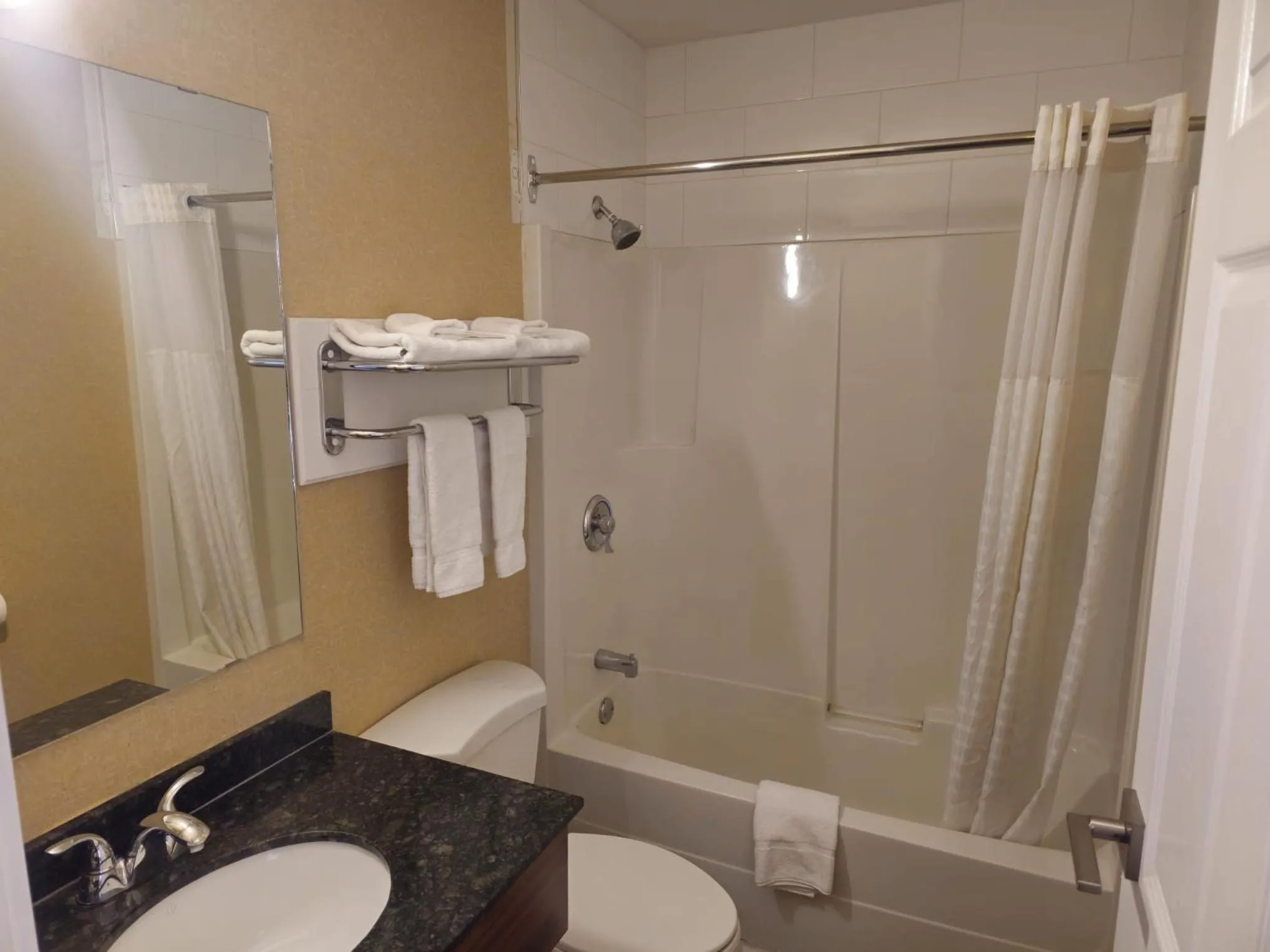 Shower in Rodeway Inn & Suites