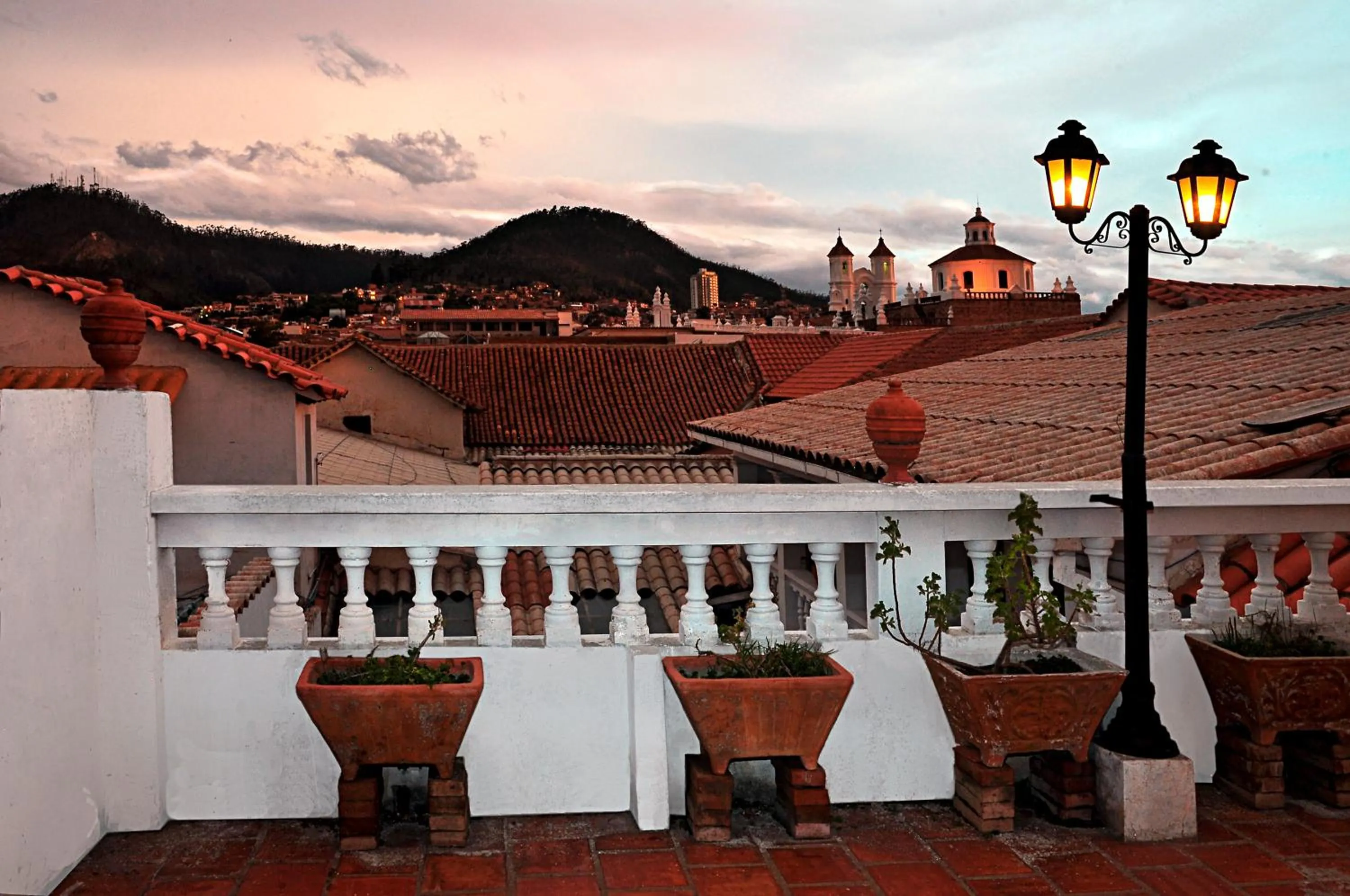 Balcony/Terrace in Hostal Sucre