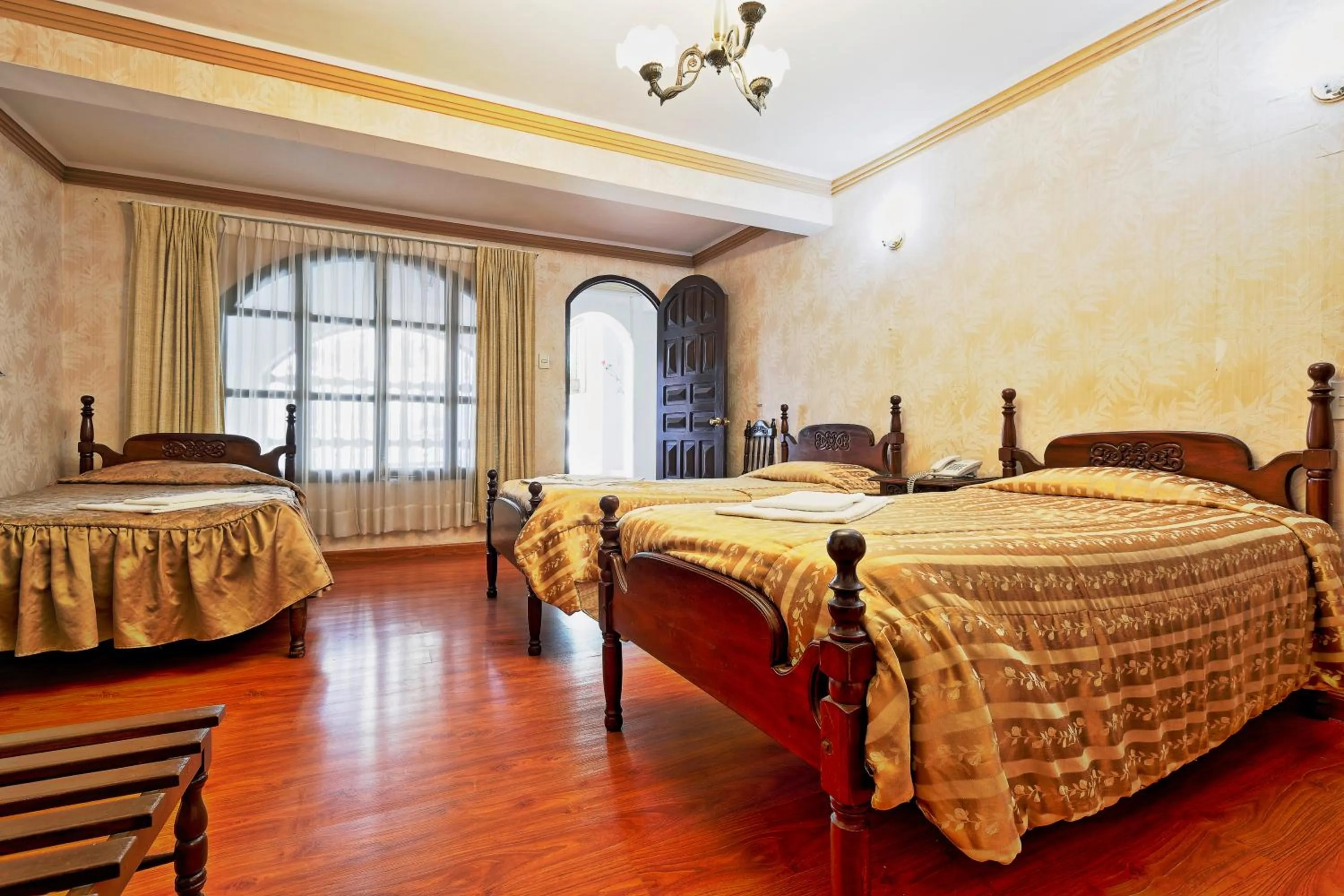 Photo of the whole room, Bed in Hostal Sucre