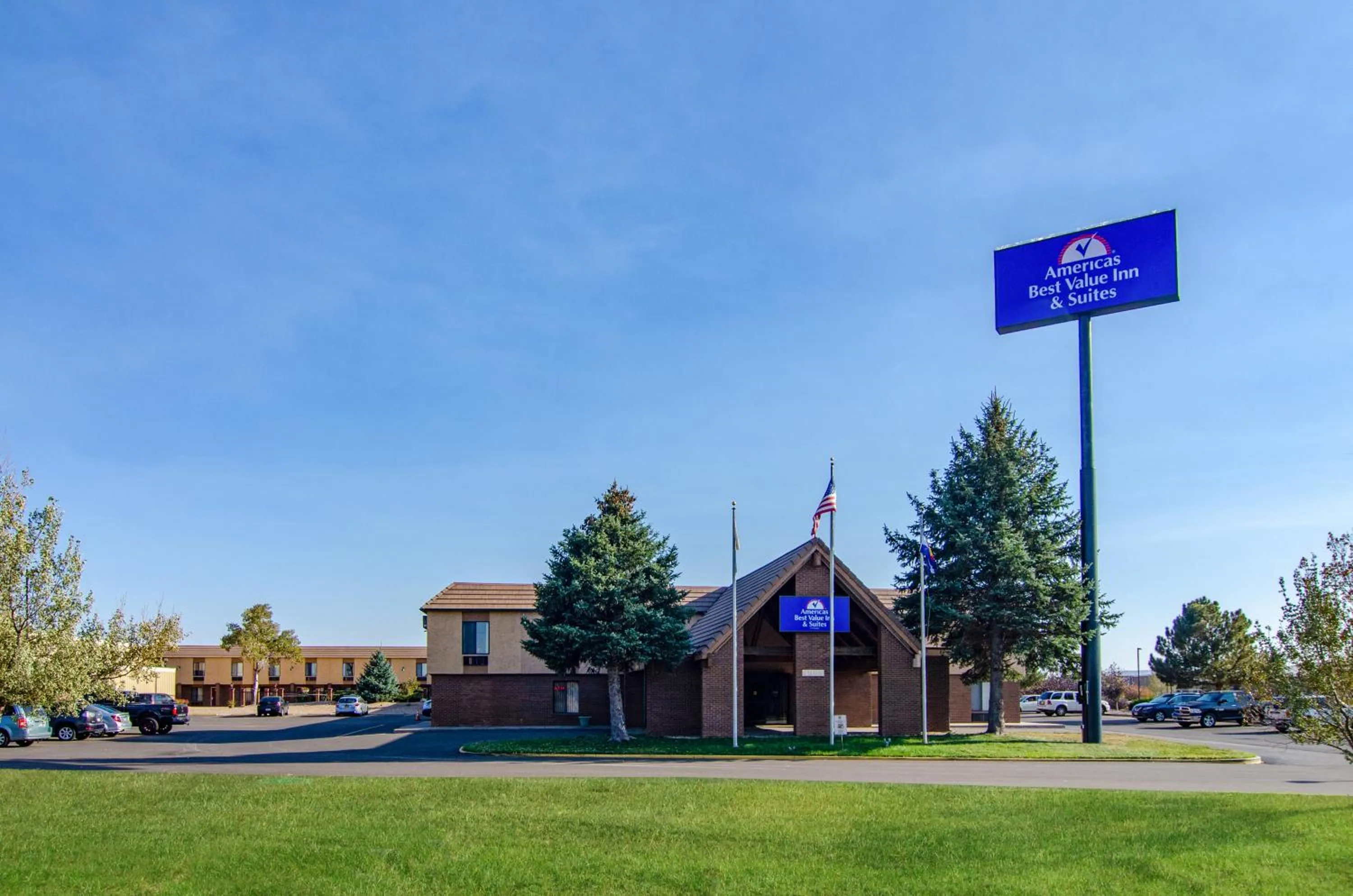 Property building in Americas Best Value Inn & Suites Ft Collins E at I-25