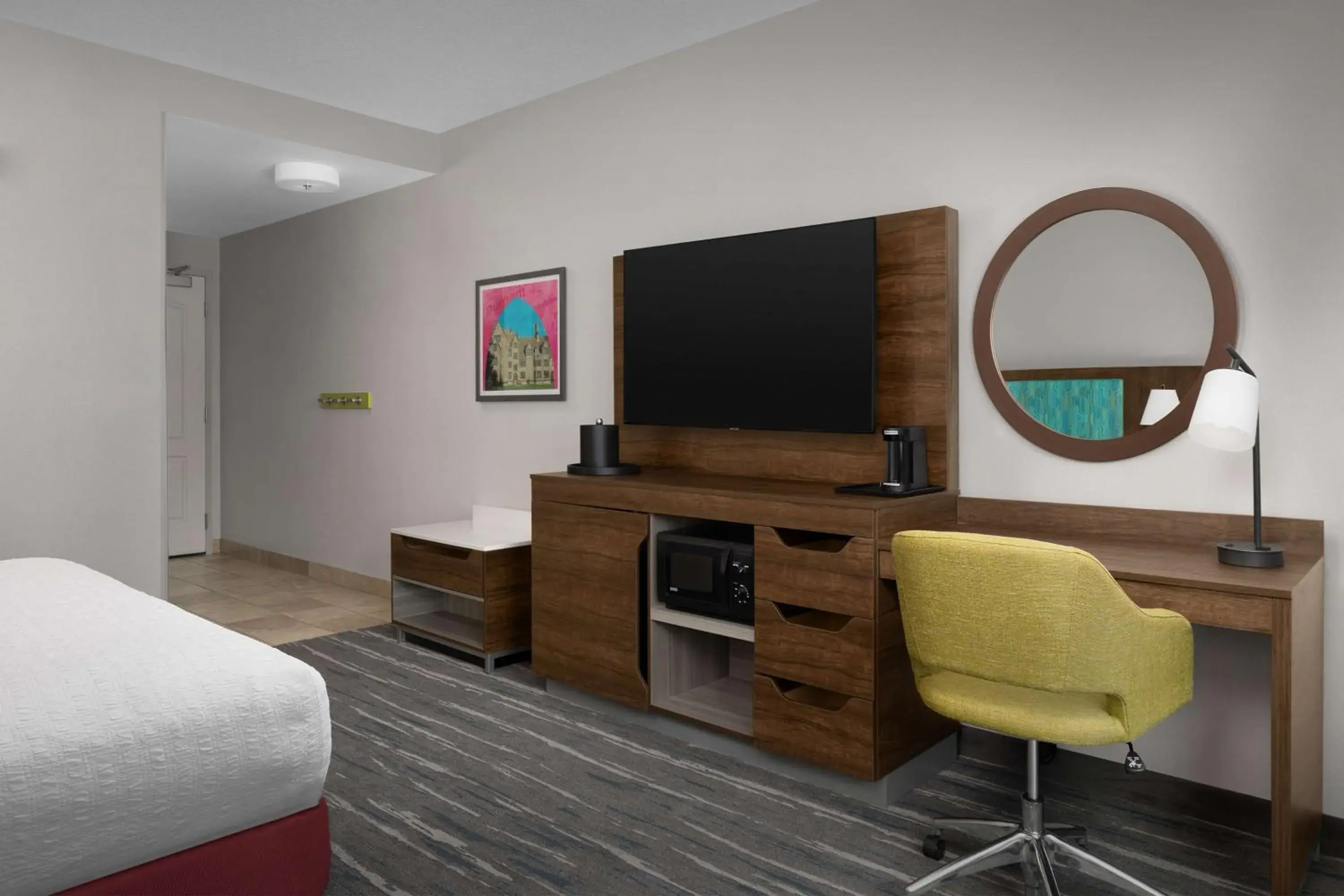 King Room in Hampton Inn & Suites Durham North I-85 King Room in Hampton Inn & Suites Durham North I-85