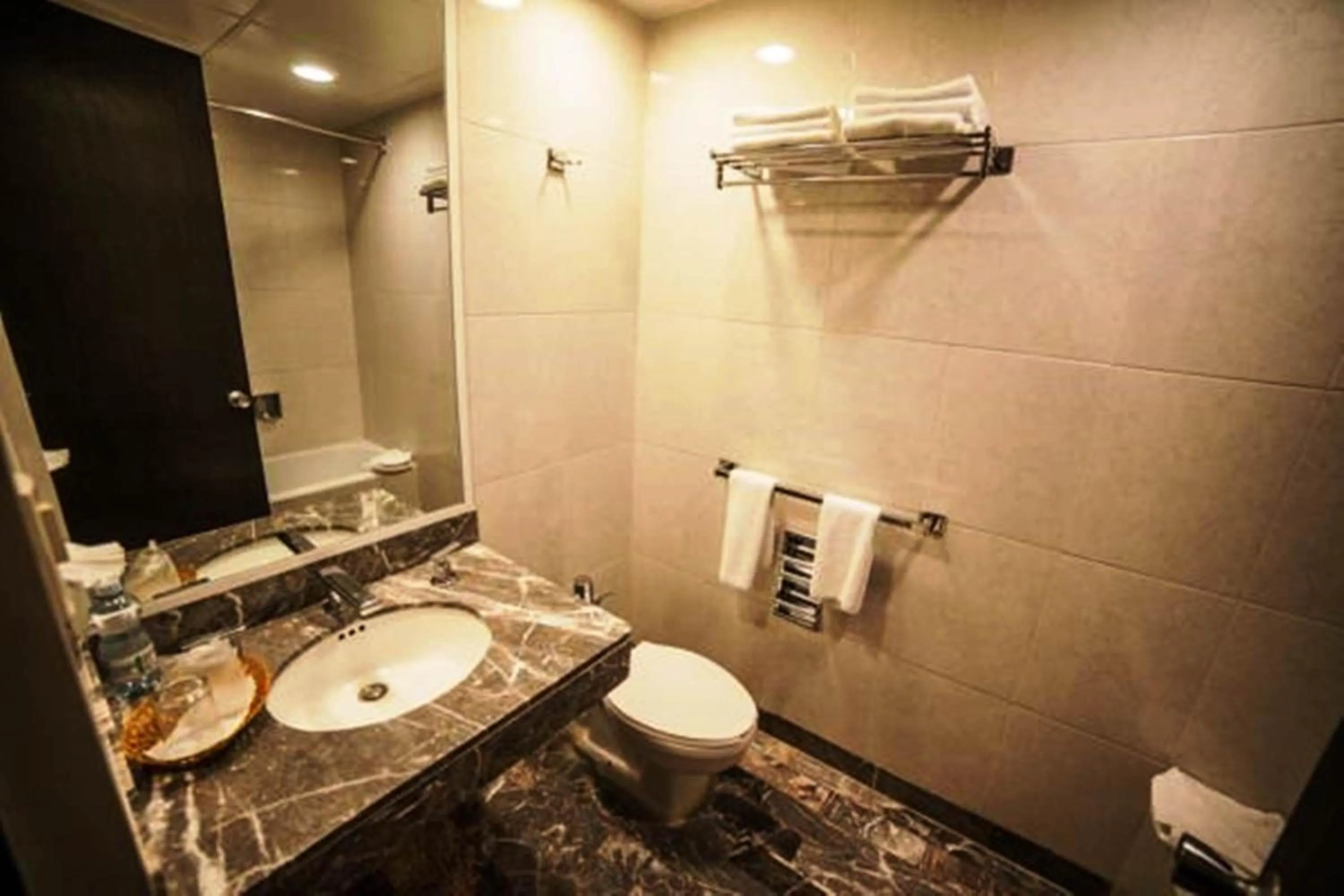 Toilet in Hotel Inglaterra