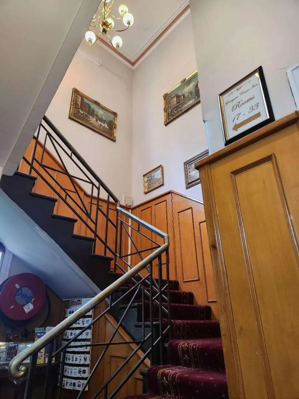 Lobby or reception in Georgian Court Inn