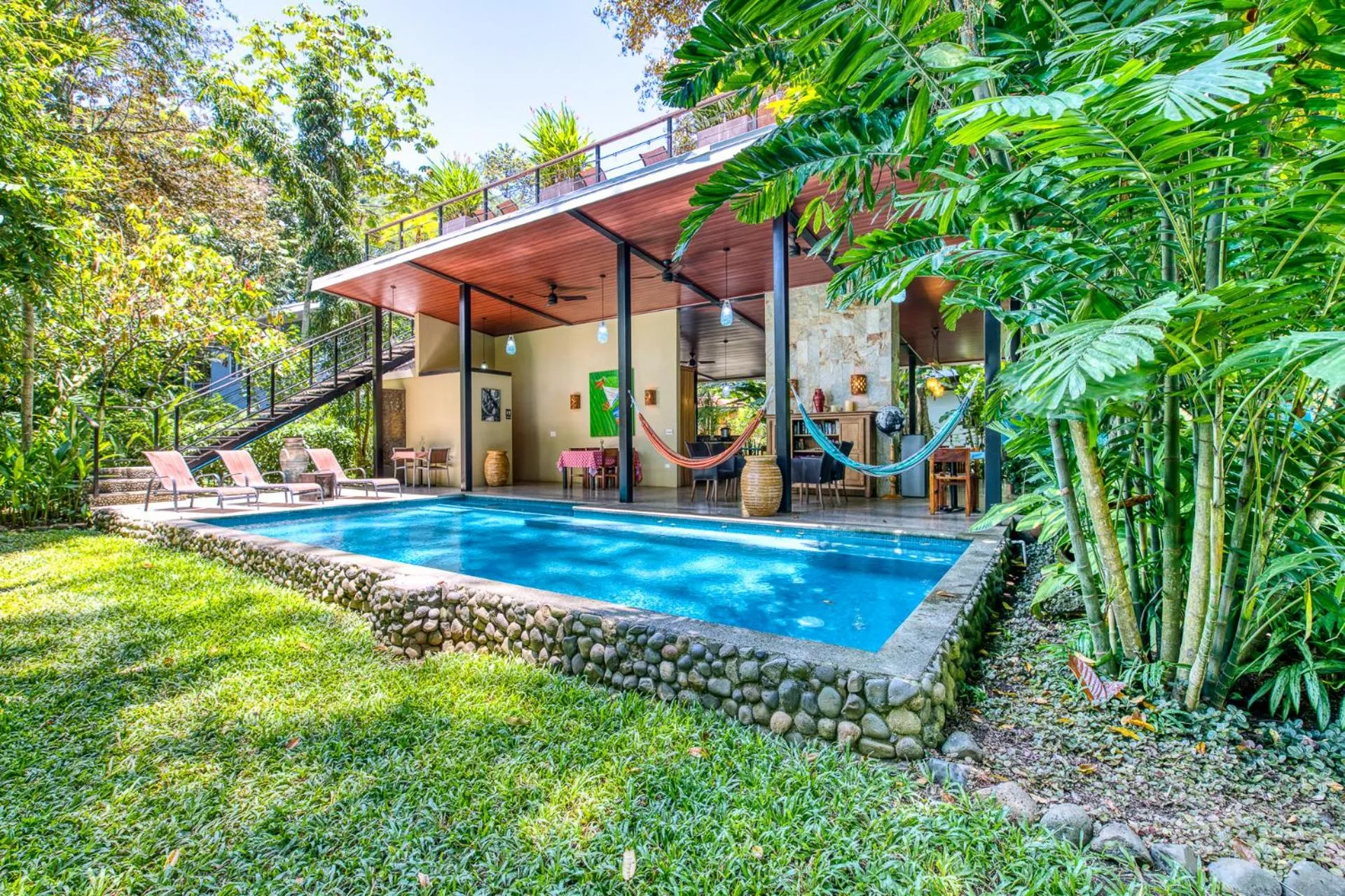 Swimming pool in Villas Piña - Adults only