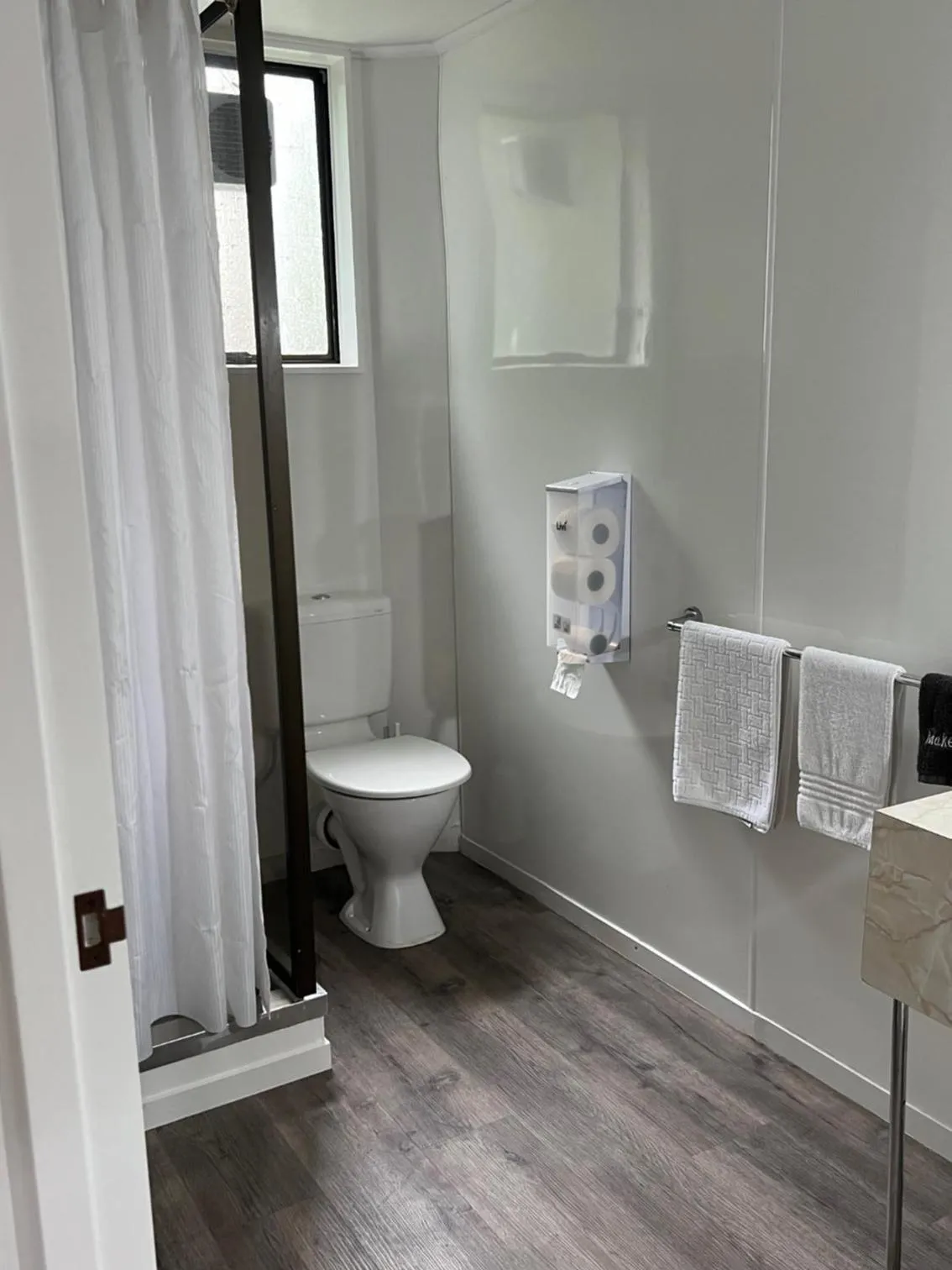 Bathroom in Garden City Motel