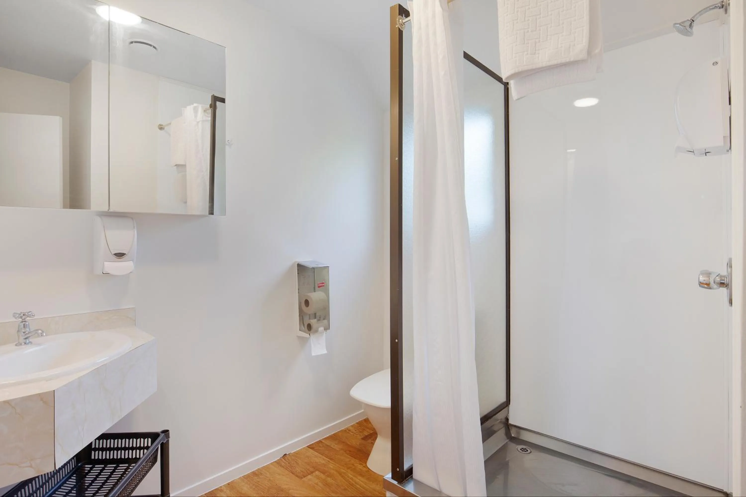 Bathroom in Garden City Motel