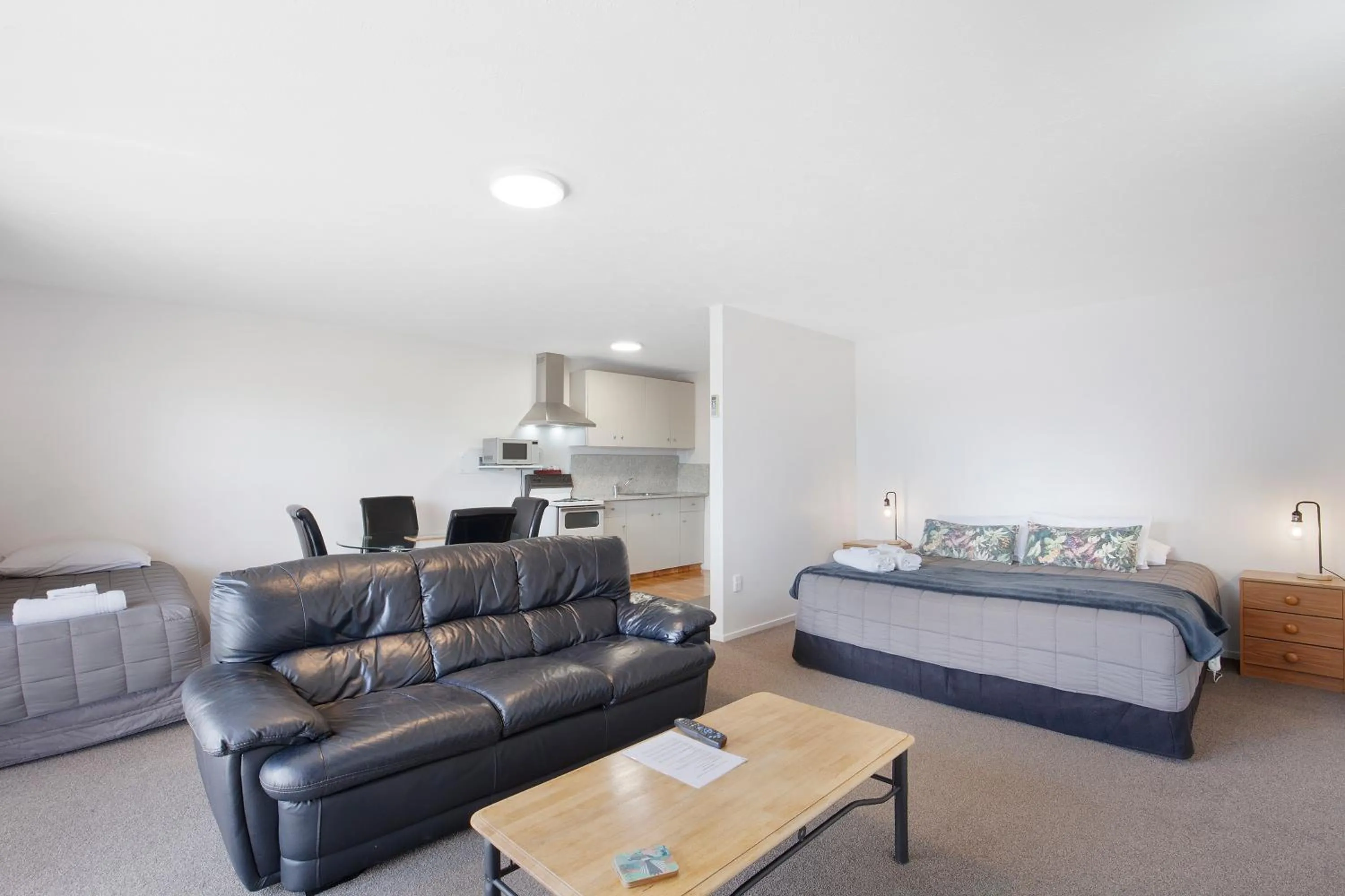 Bed in Garden City Motel