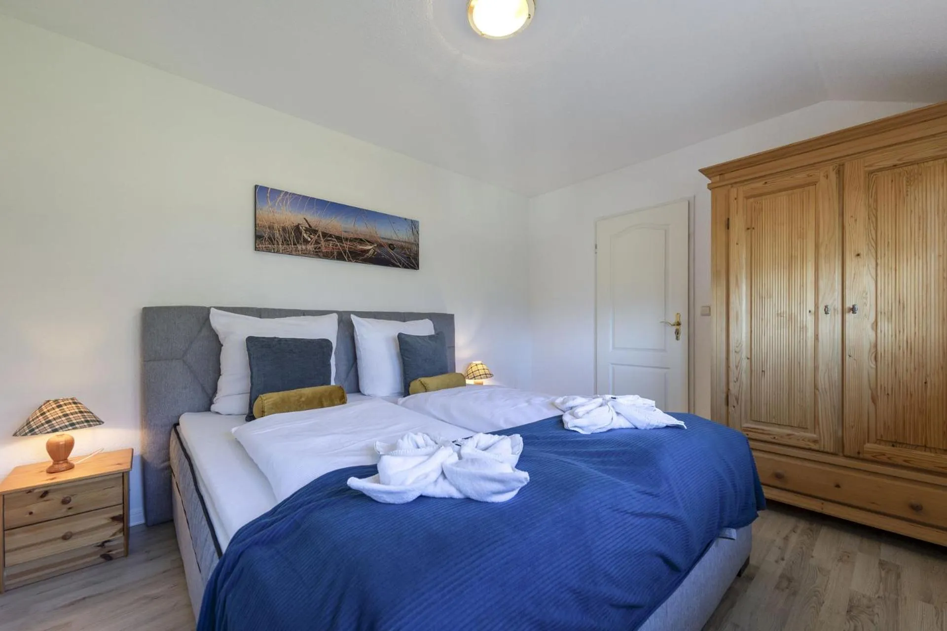 Bed in Bei Ulbrichs Hotel garni & Catering