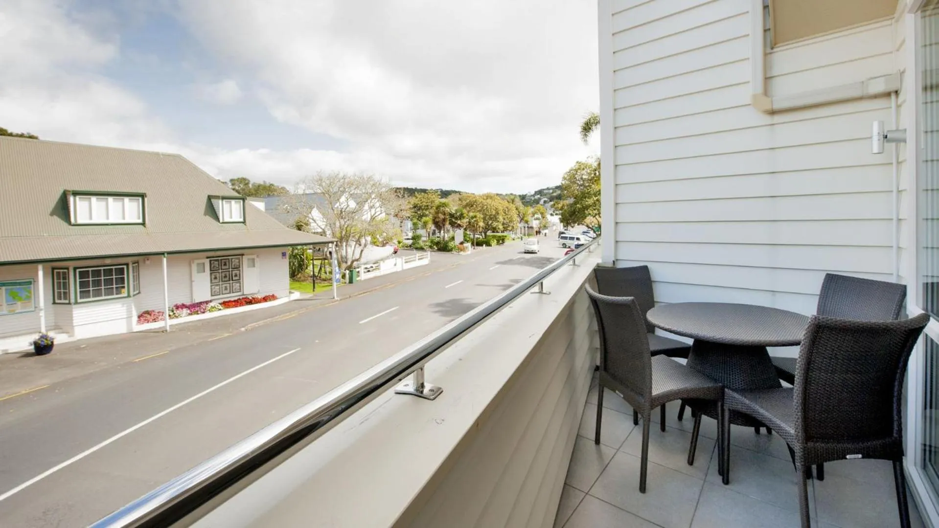 Balcony/Terrace in Hananui Lodge and Apartments