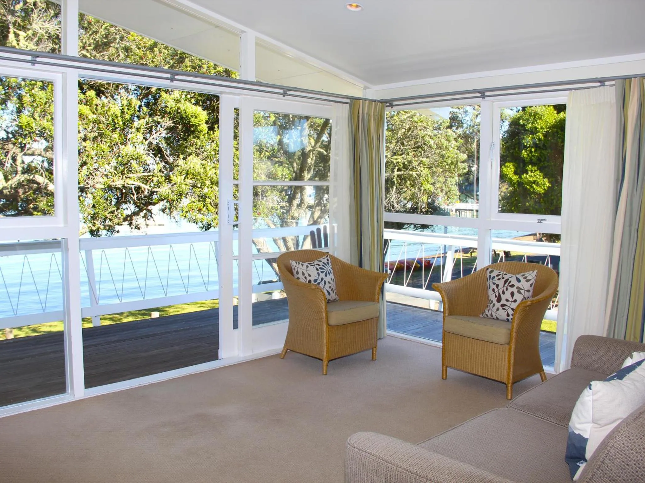 Sea view in Hananui Lodge and Apartments
