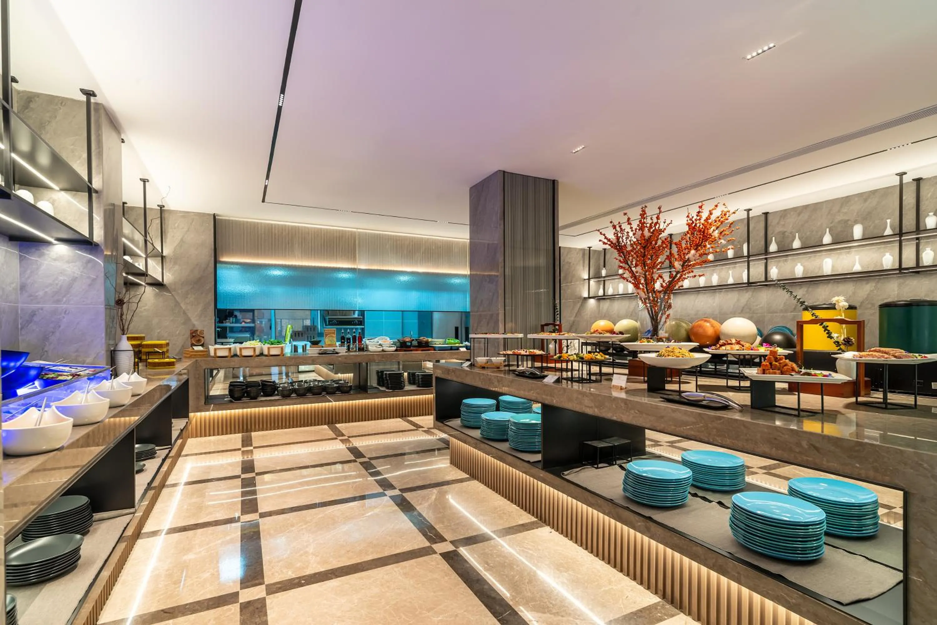 Buffet breakfast in SSAW Boutique Hotel Shanghai Bund