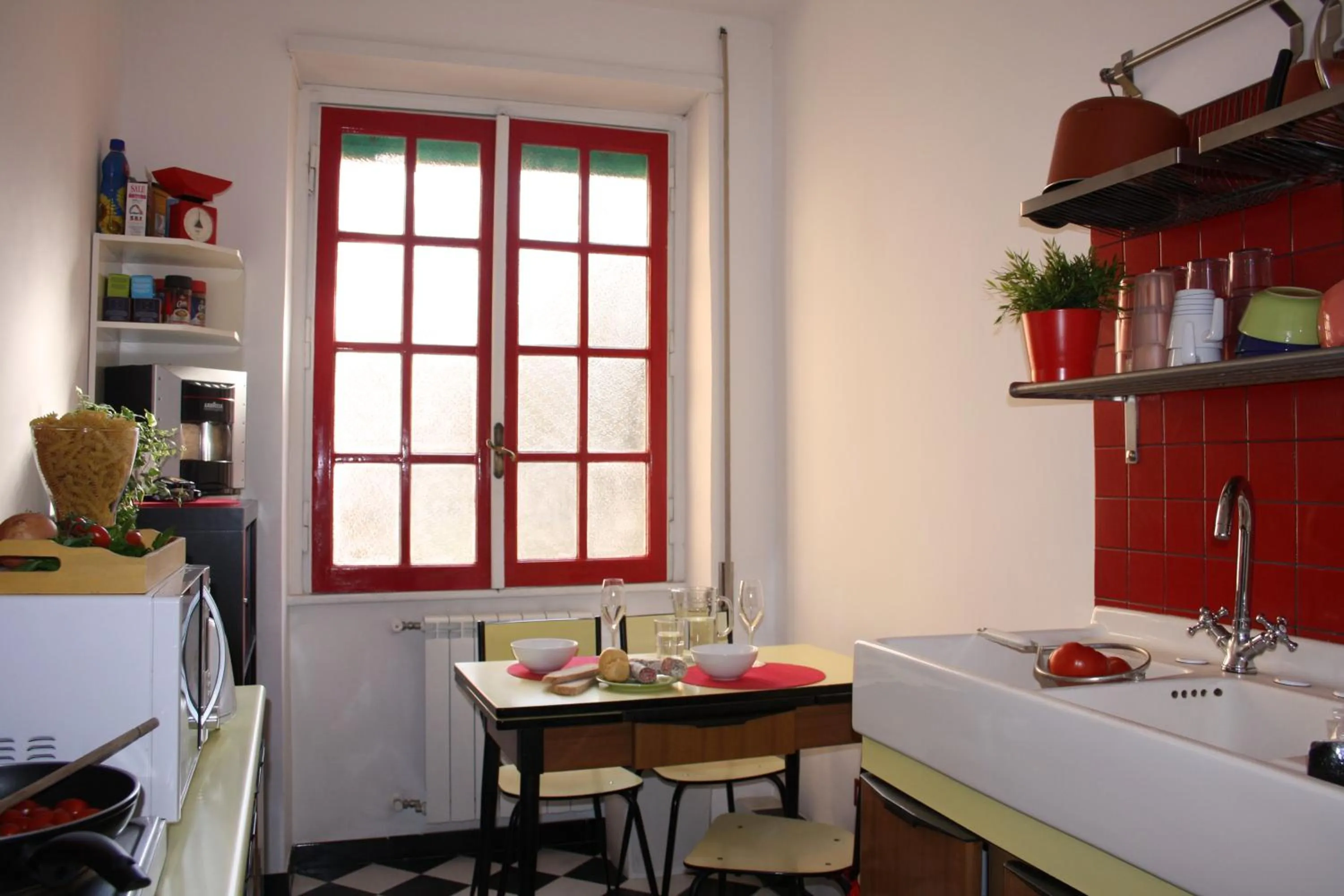 Kitchen or kitchenette in Arches B&B
