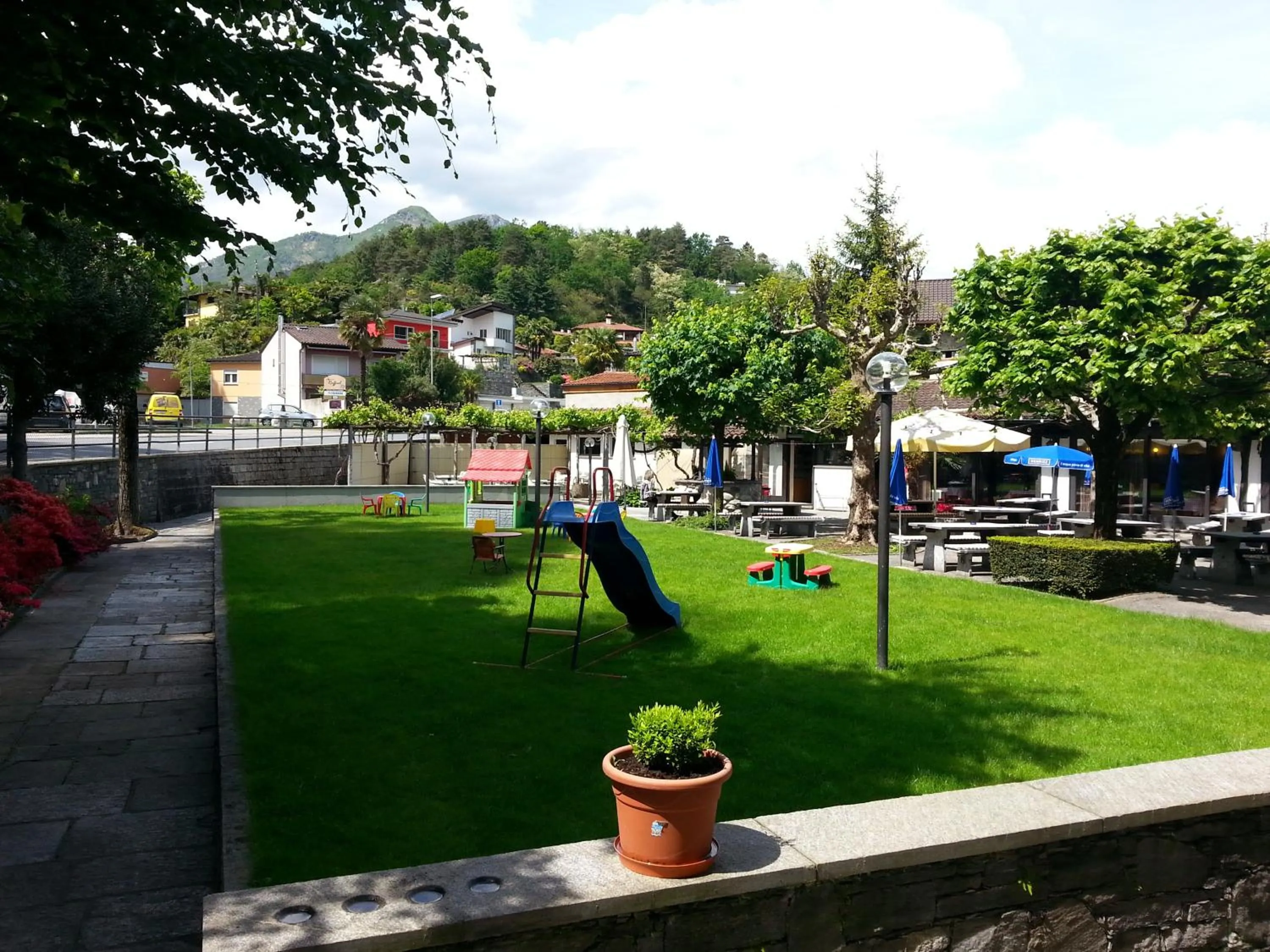 Children play ground in Osteria Belvedere