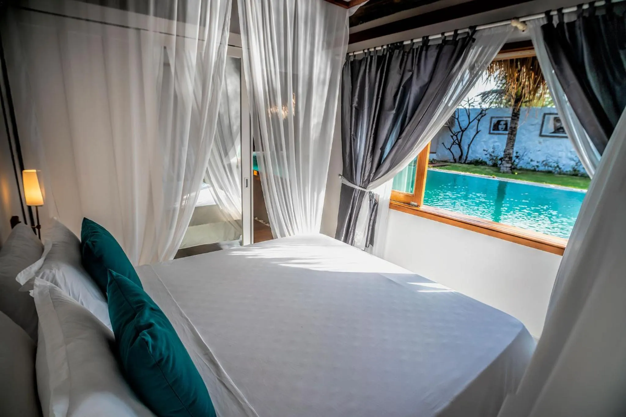 Bed in Green Organic Villas