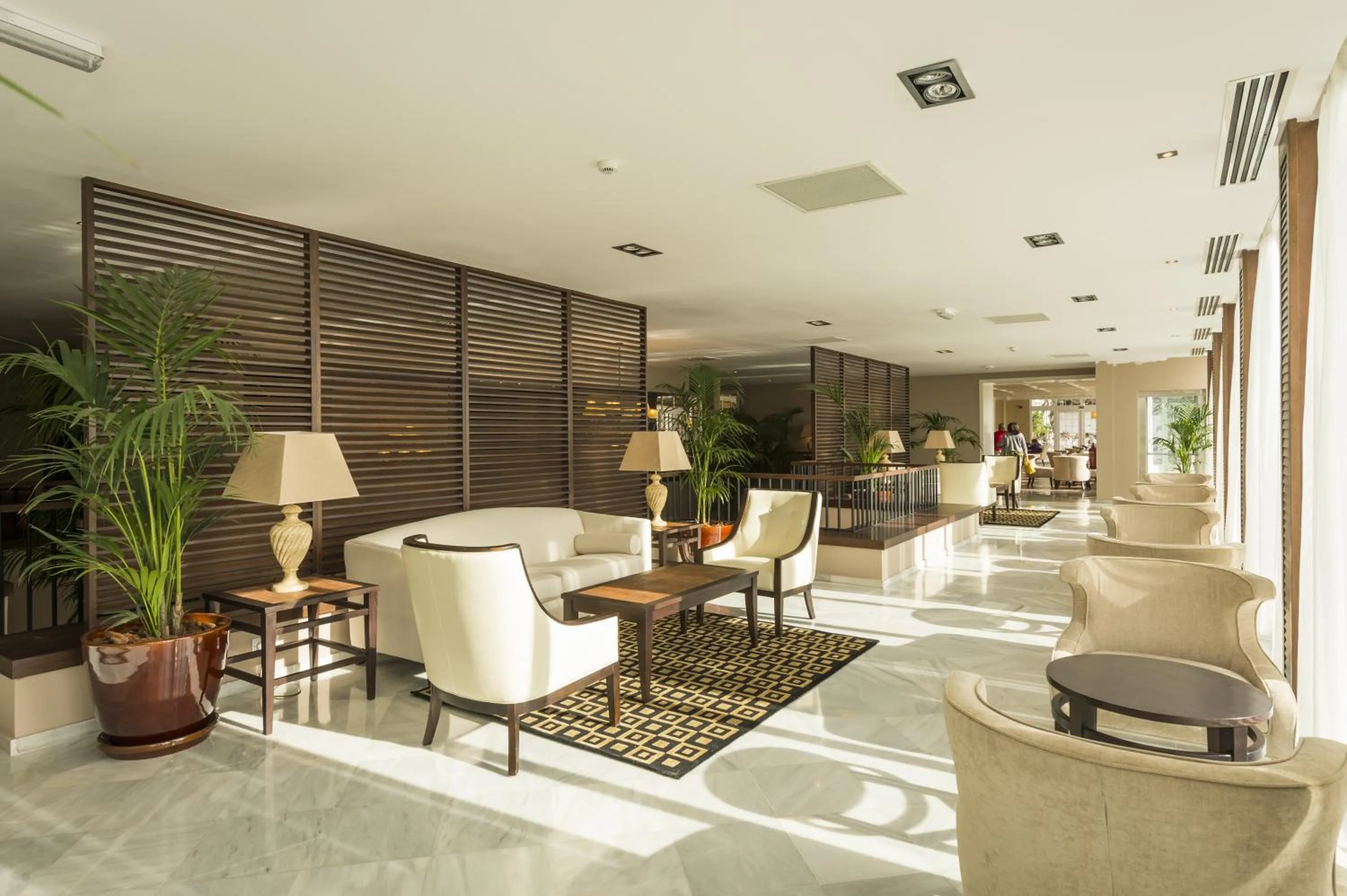 Communal lounge/ TV room in Rock Hotel