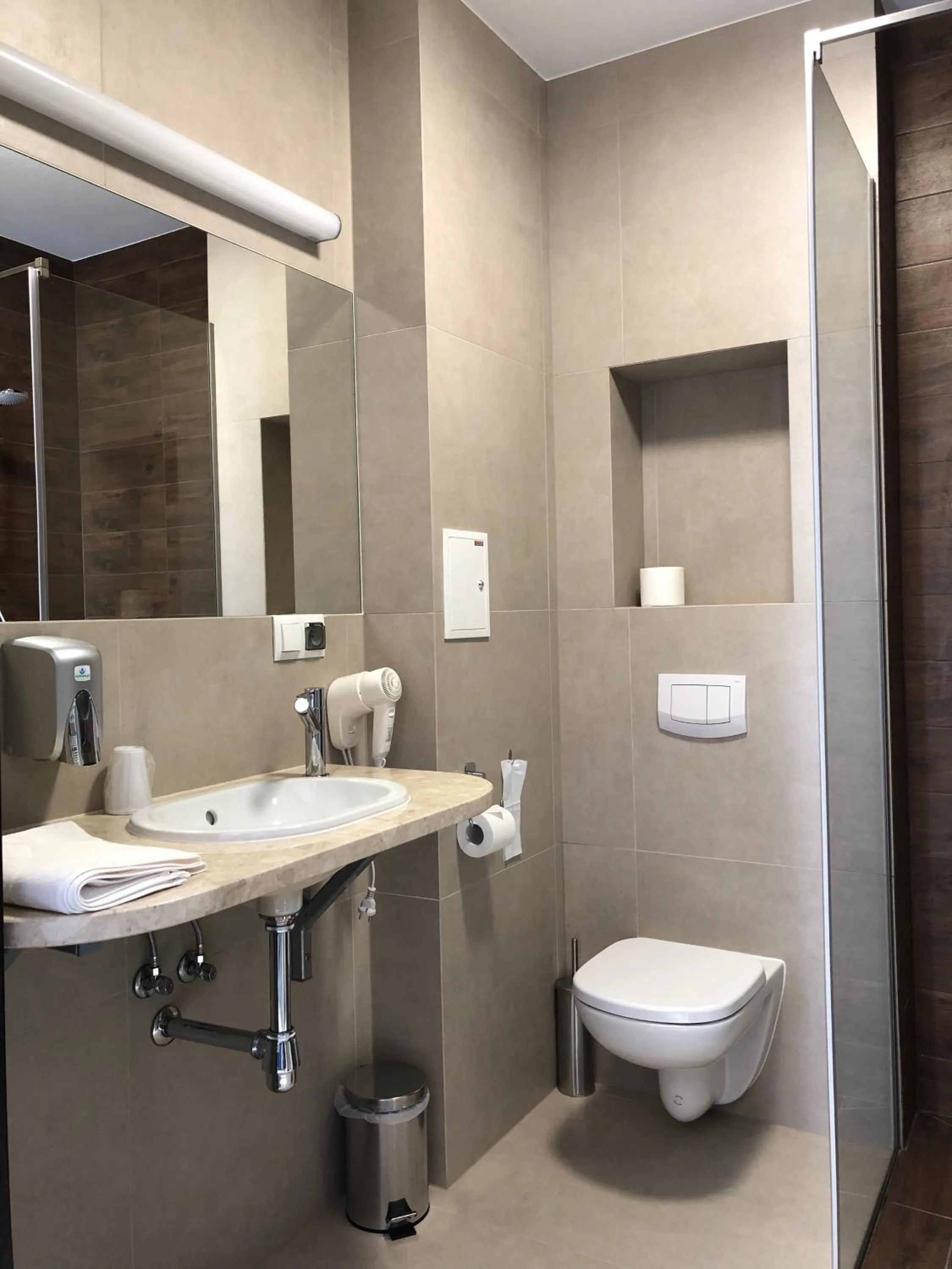 Bathroom in Hotel Sleep Wrocław