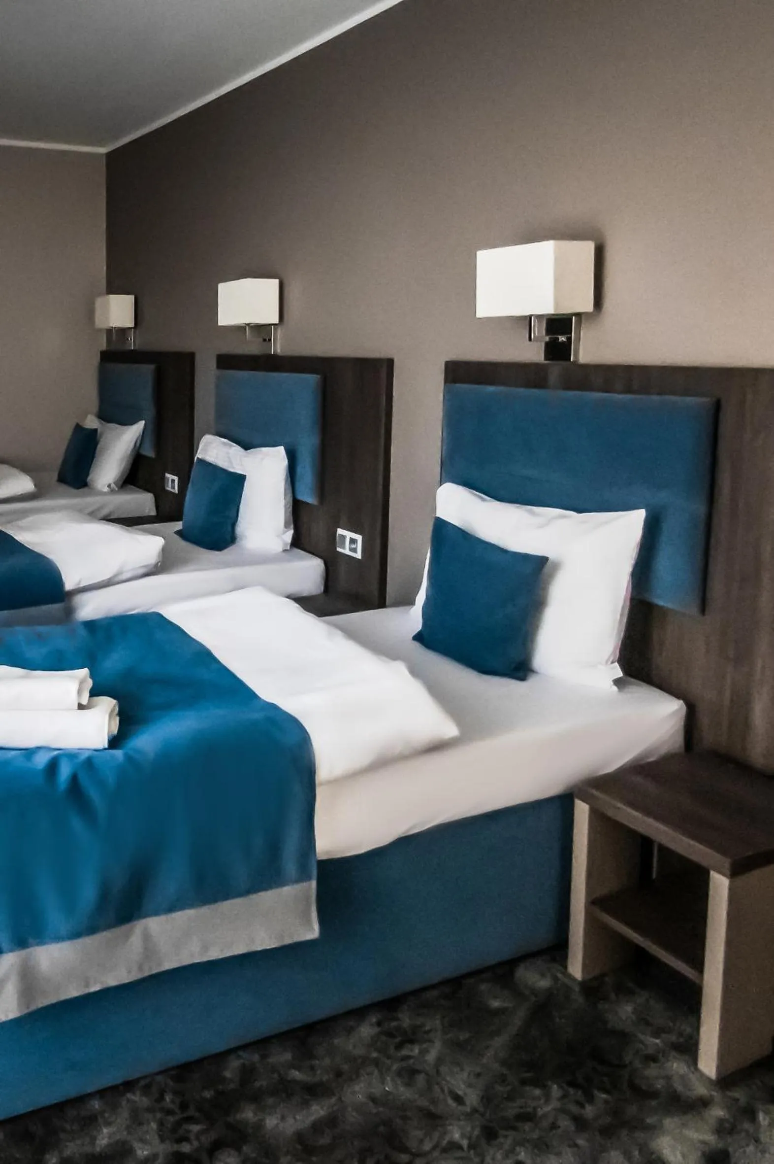 Bed in Hotel Sleep Wrocław