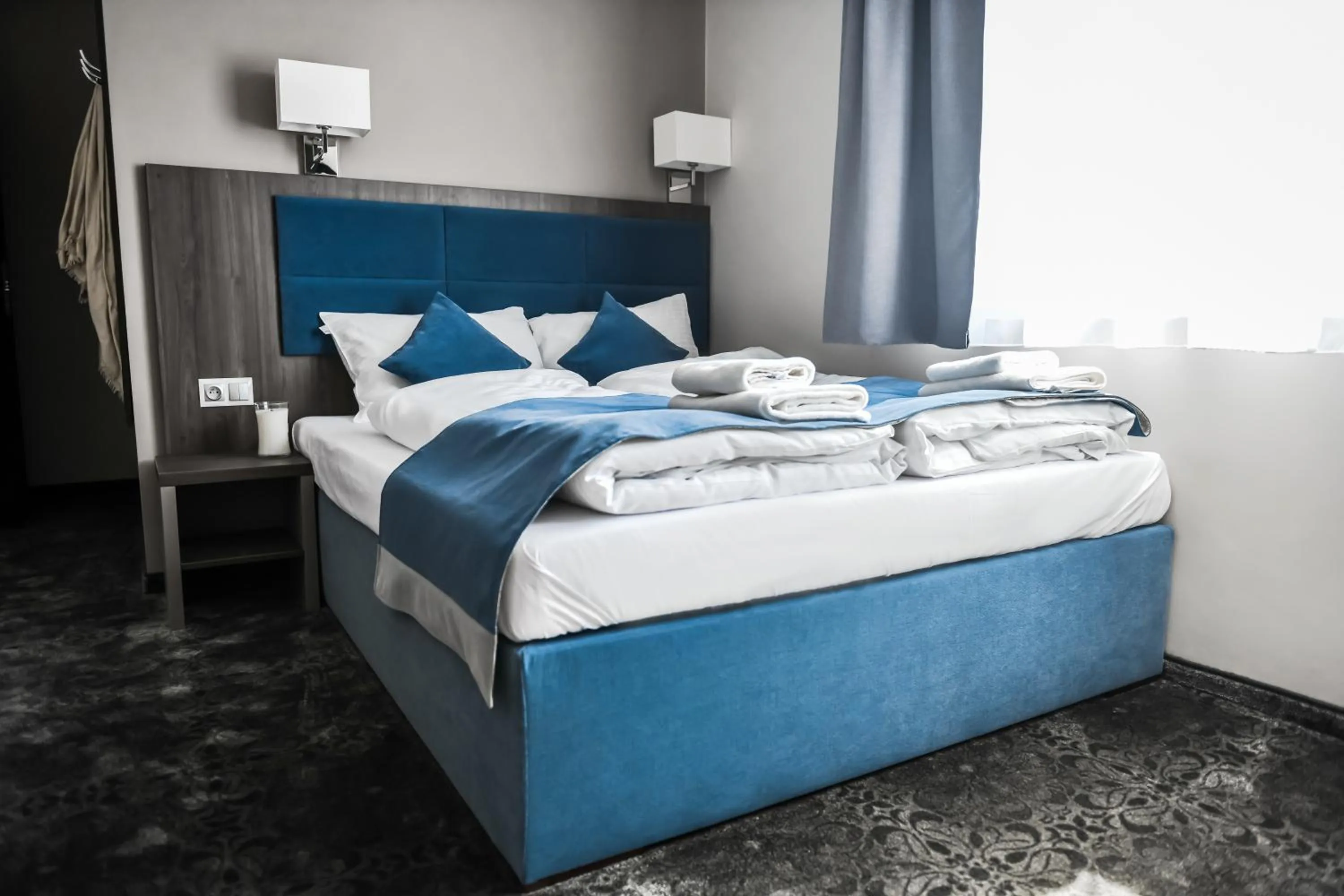 Bed in Hotel Sleep Wrocław