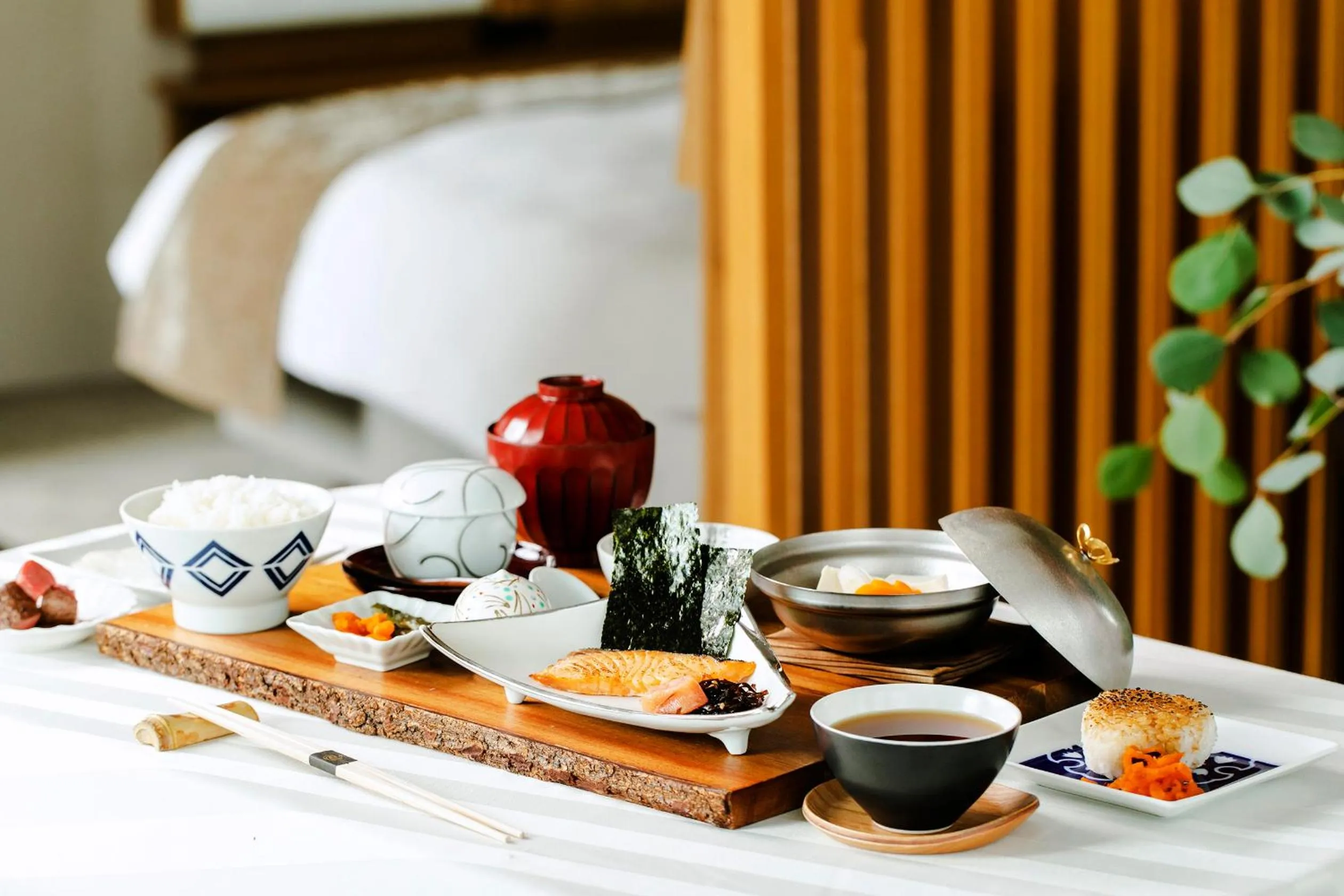 Food close-up, Bed in Garden Terrace Saga Hotel & Resorts