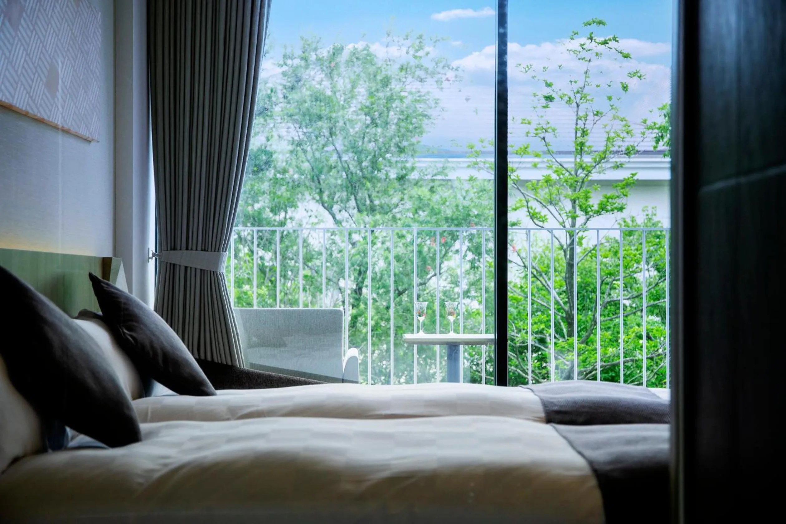 Photo of the whole room, Bed in Garden Terrace Saga Hotel & Resorts